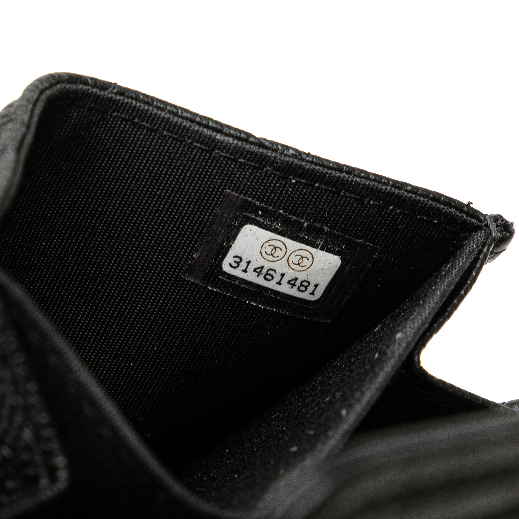 Chanel Quilted Caviar Boy Card Holder with Chain - image 7