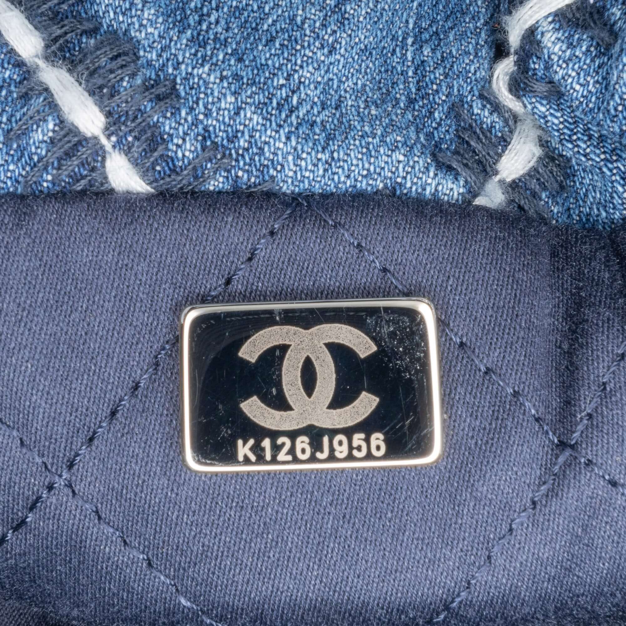 Chanel Mini Denim Stitched 22 Handbag