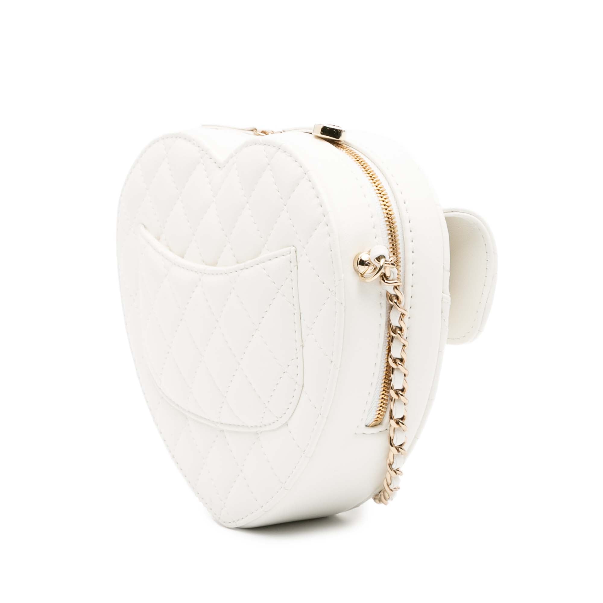 Chanel Lambskin CC in Love Heart Crossbody - image 2