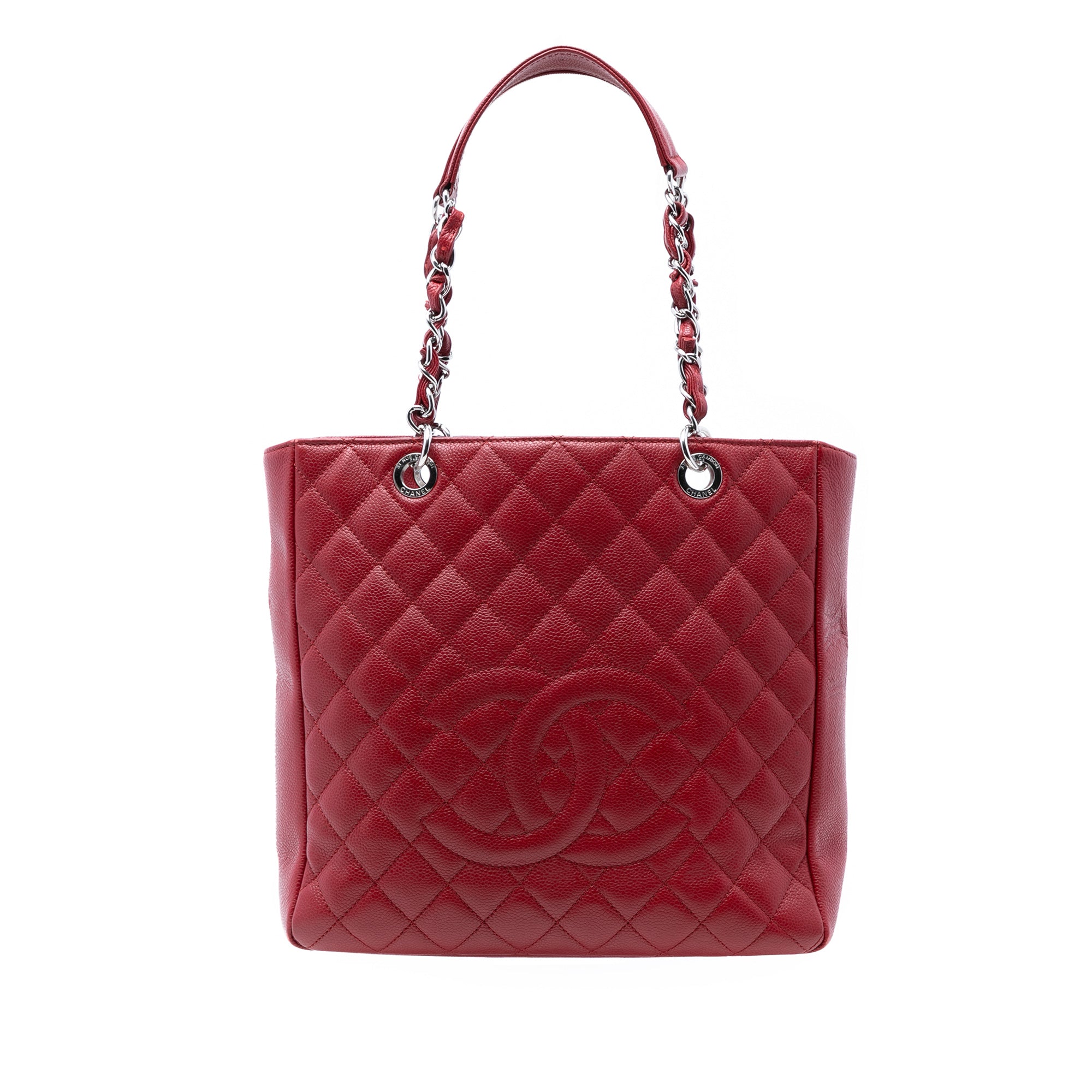 Chanel Caviar Vertical Grand Shopping Tote - image 1