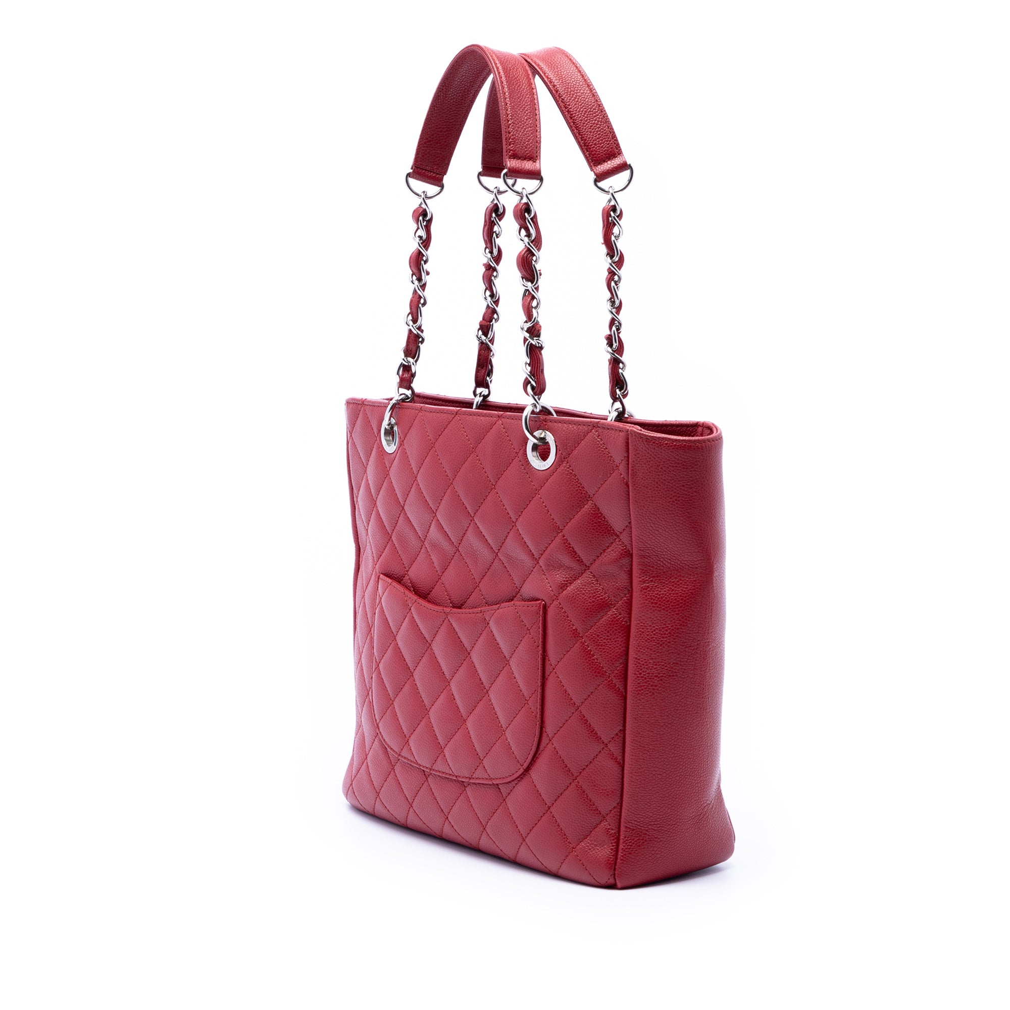 Chanel Caviar Vertical Grand Shopping Tote - image 2