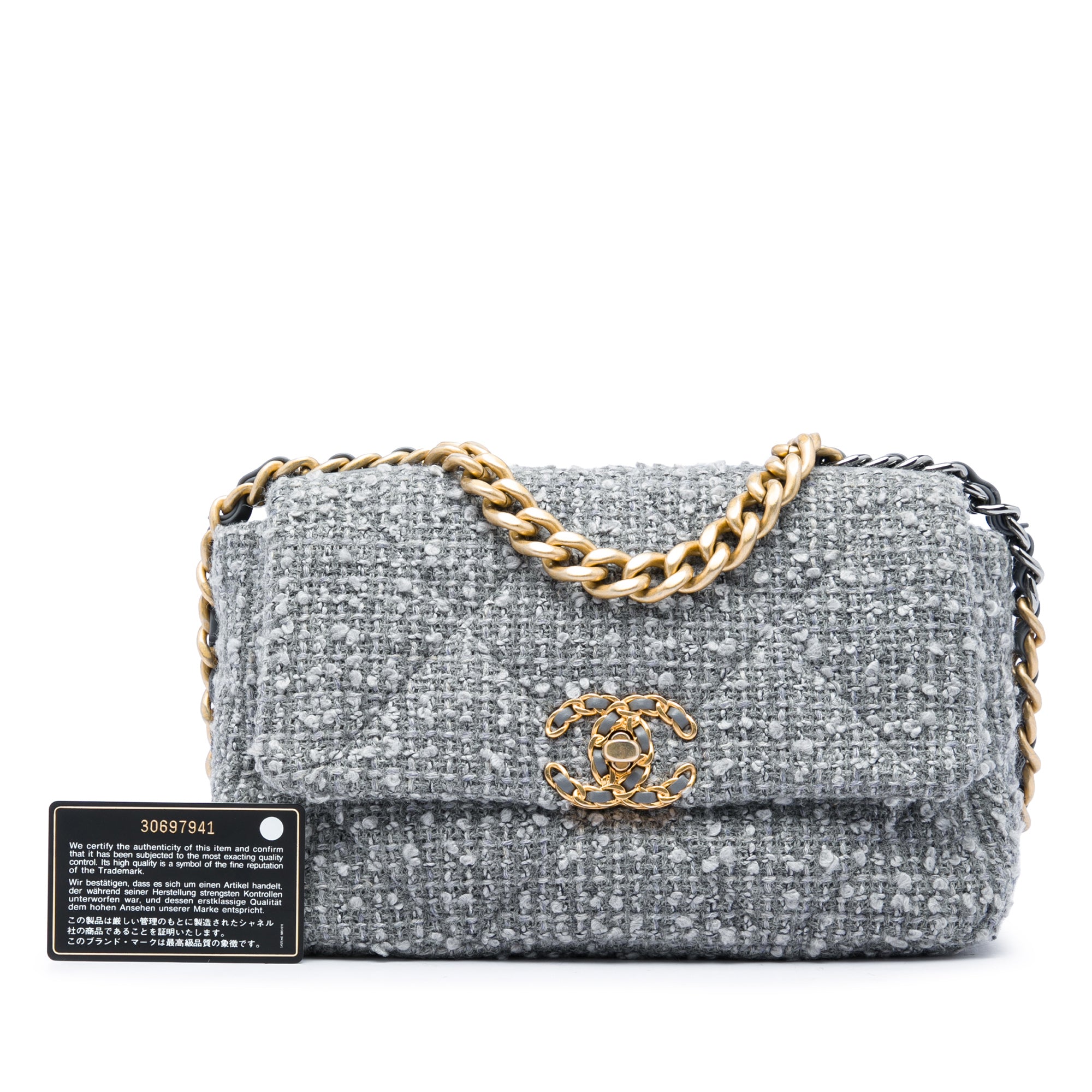 Chanel Medium Tweed 19 Flap - image 6