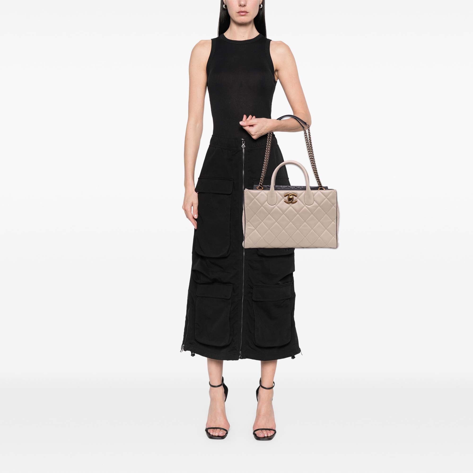 Chanel Quilted Calfskin Portobello Satchel - image 12