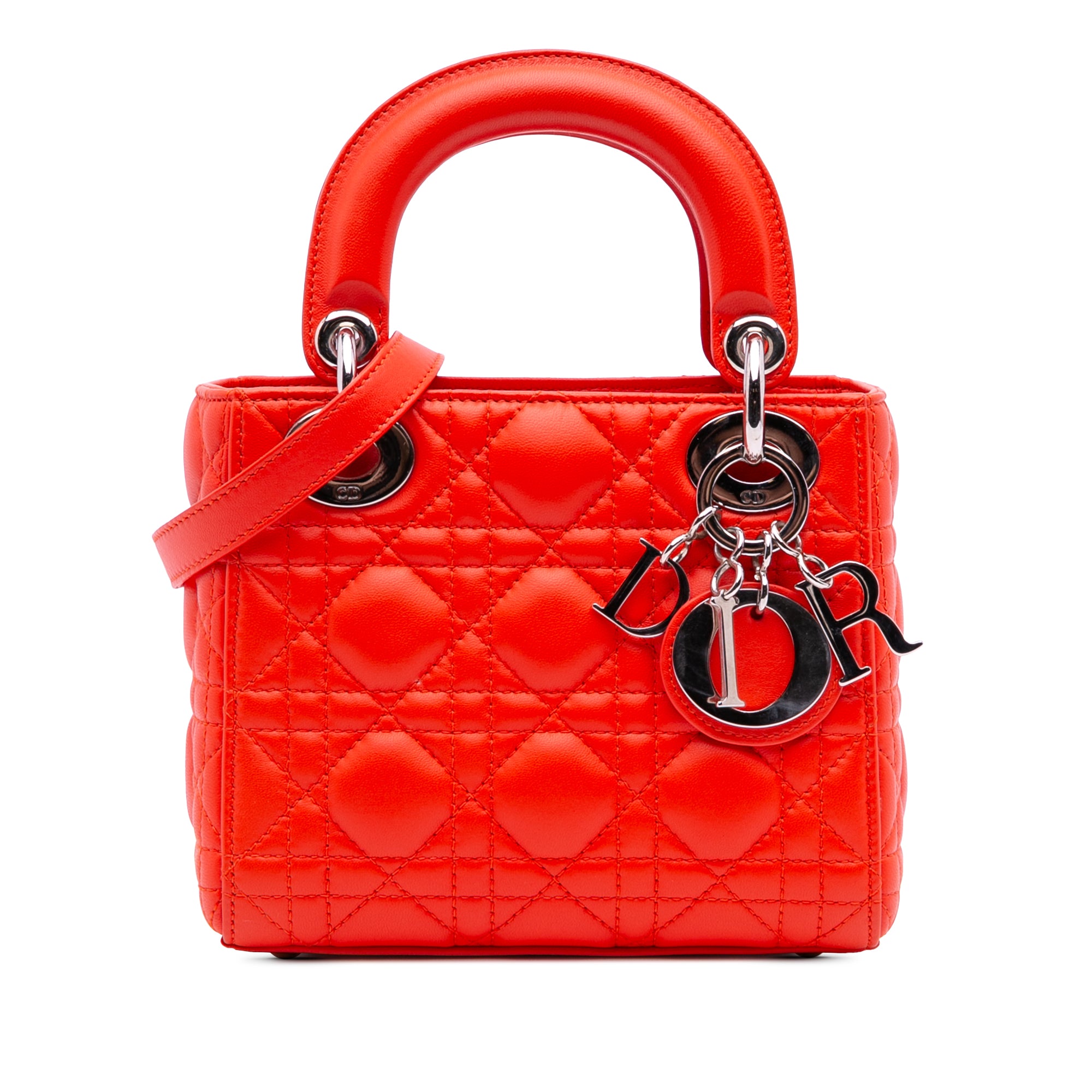 Dior Mini Lambskin Cannage Lady Dior - image 1