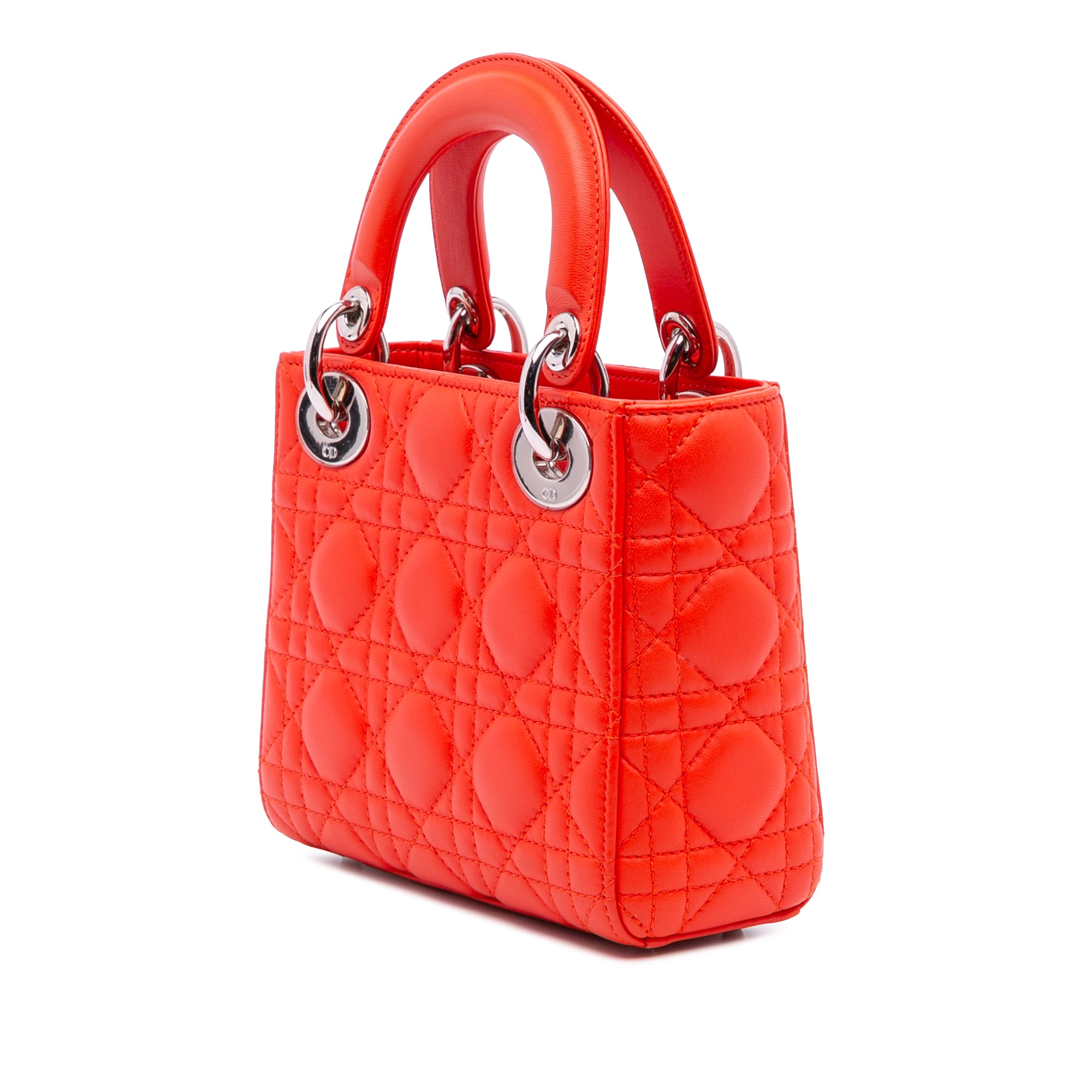 Dior Mini Lambskin Cannage Lady Dior - image 2