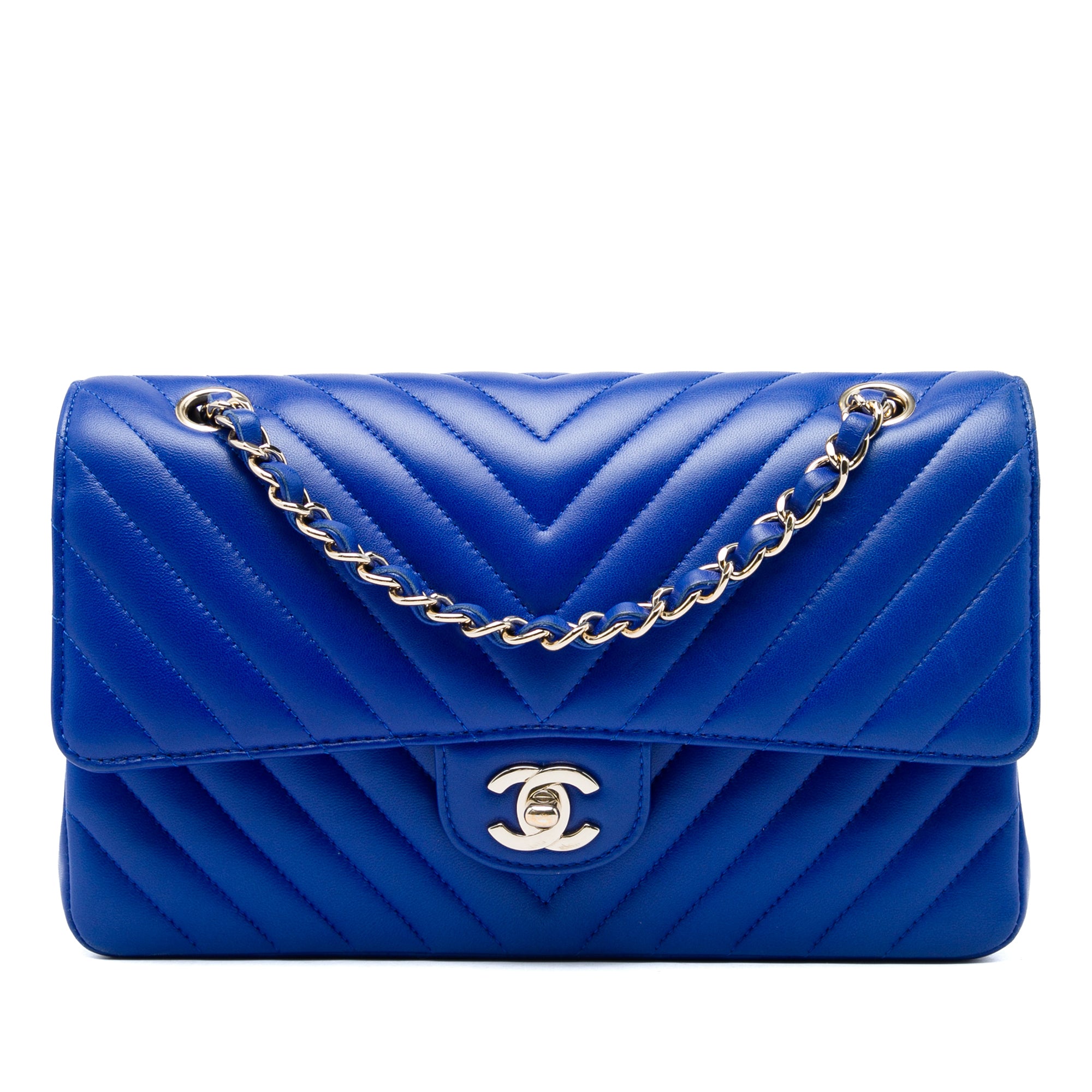 Chanel Medium Classic Chevron Lambskin Double Flap - image 1