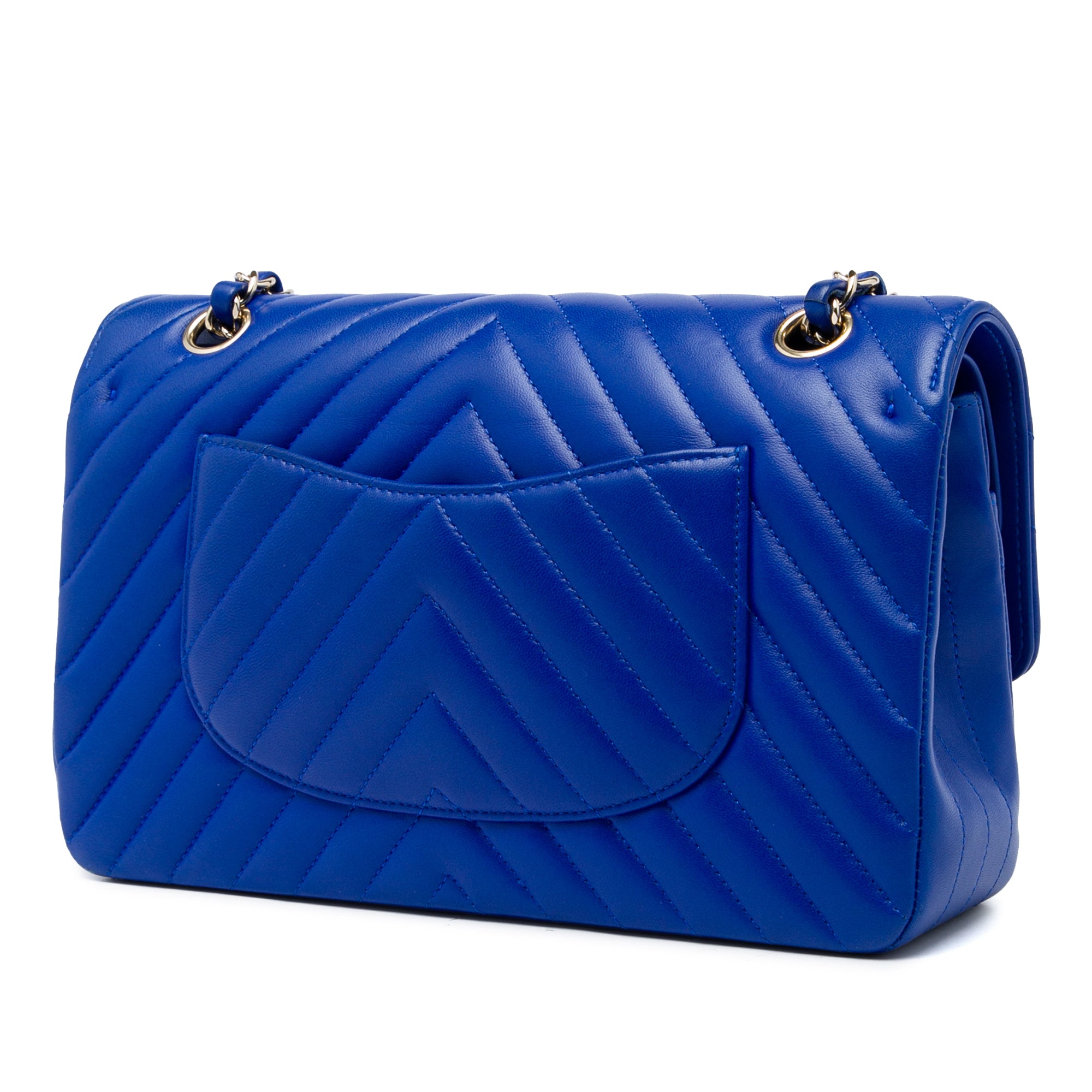 Chanel Medium Classic Chevron Lambskin Double Flap - image 2