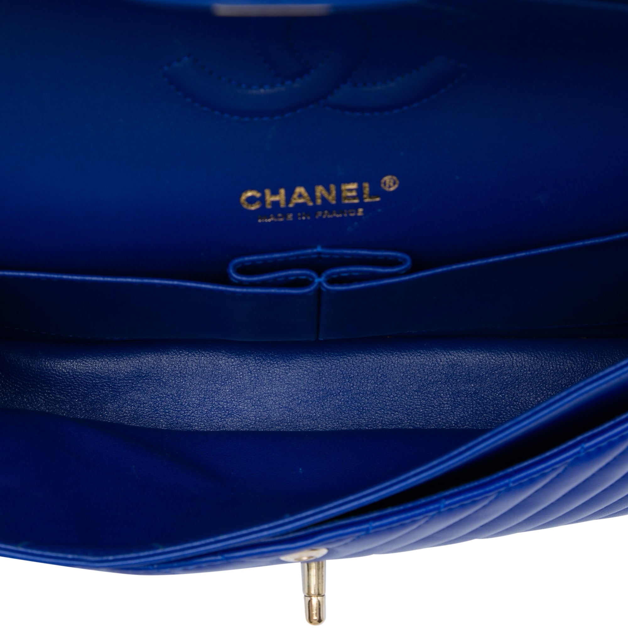 Chanel Medium Classic Chevron Lambskin Double Flap - image 4