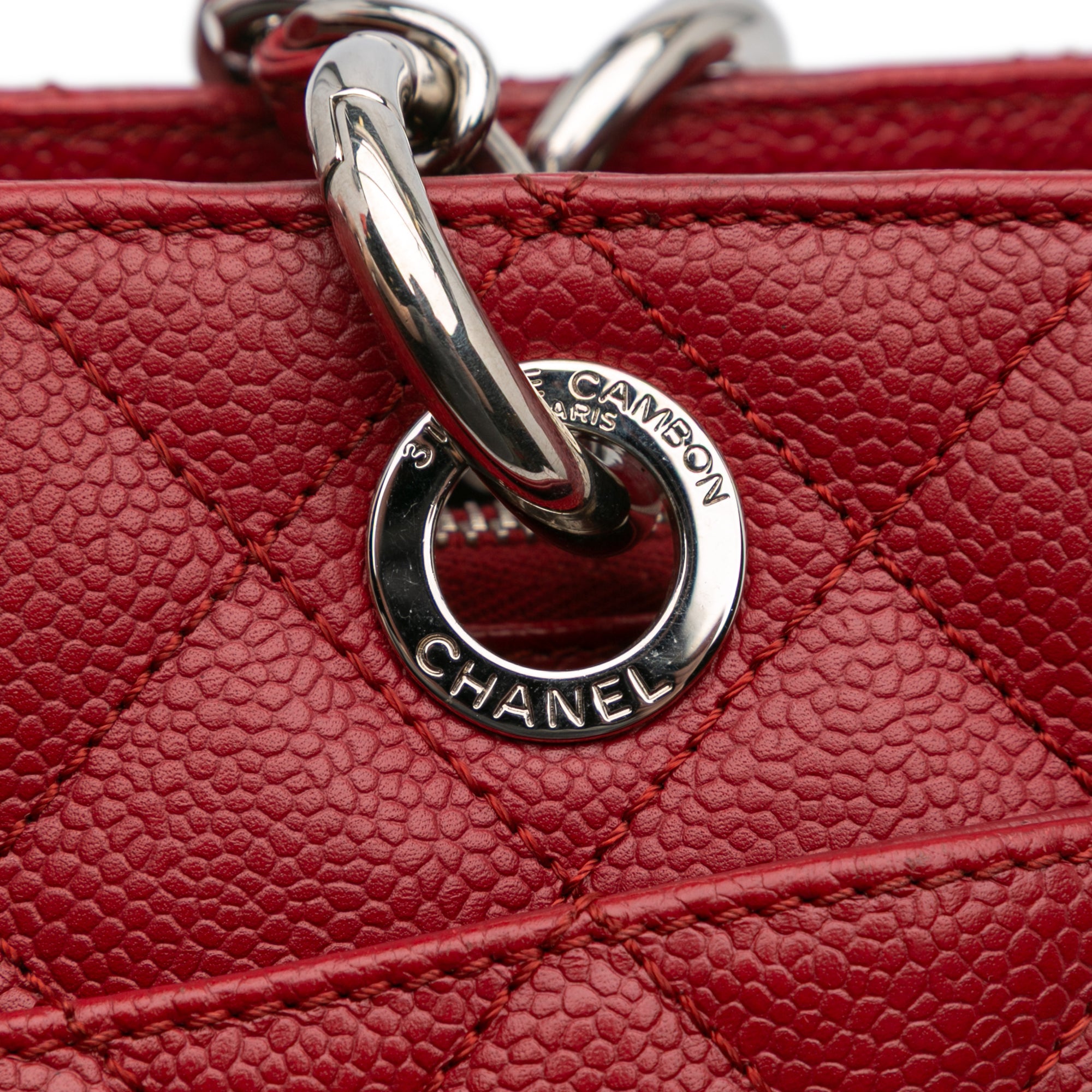 Chanel Caviar Grand Shopping Tote - image 8