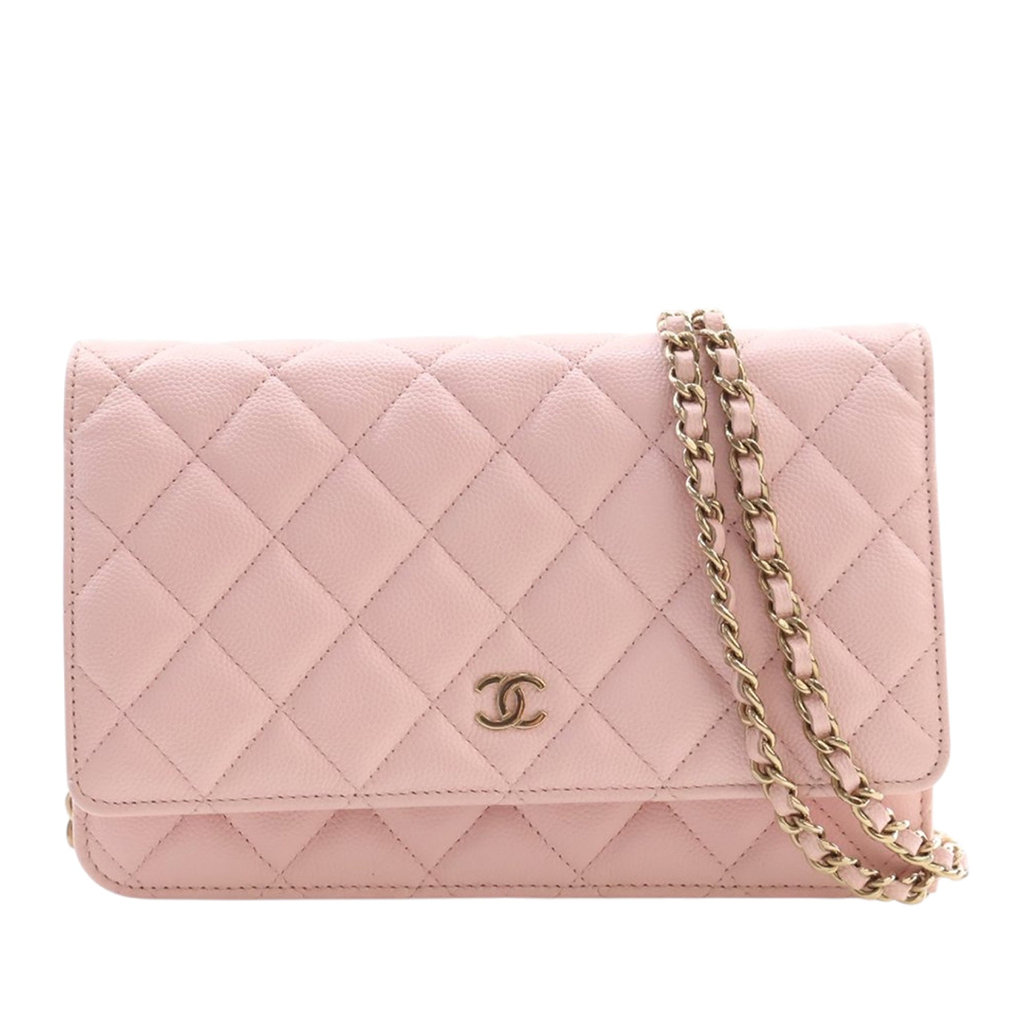Chanel Classic Caviar Wallet On Chain - image 1