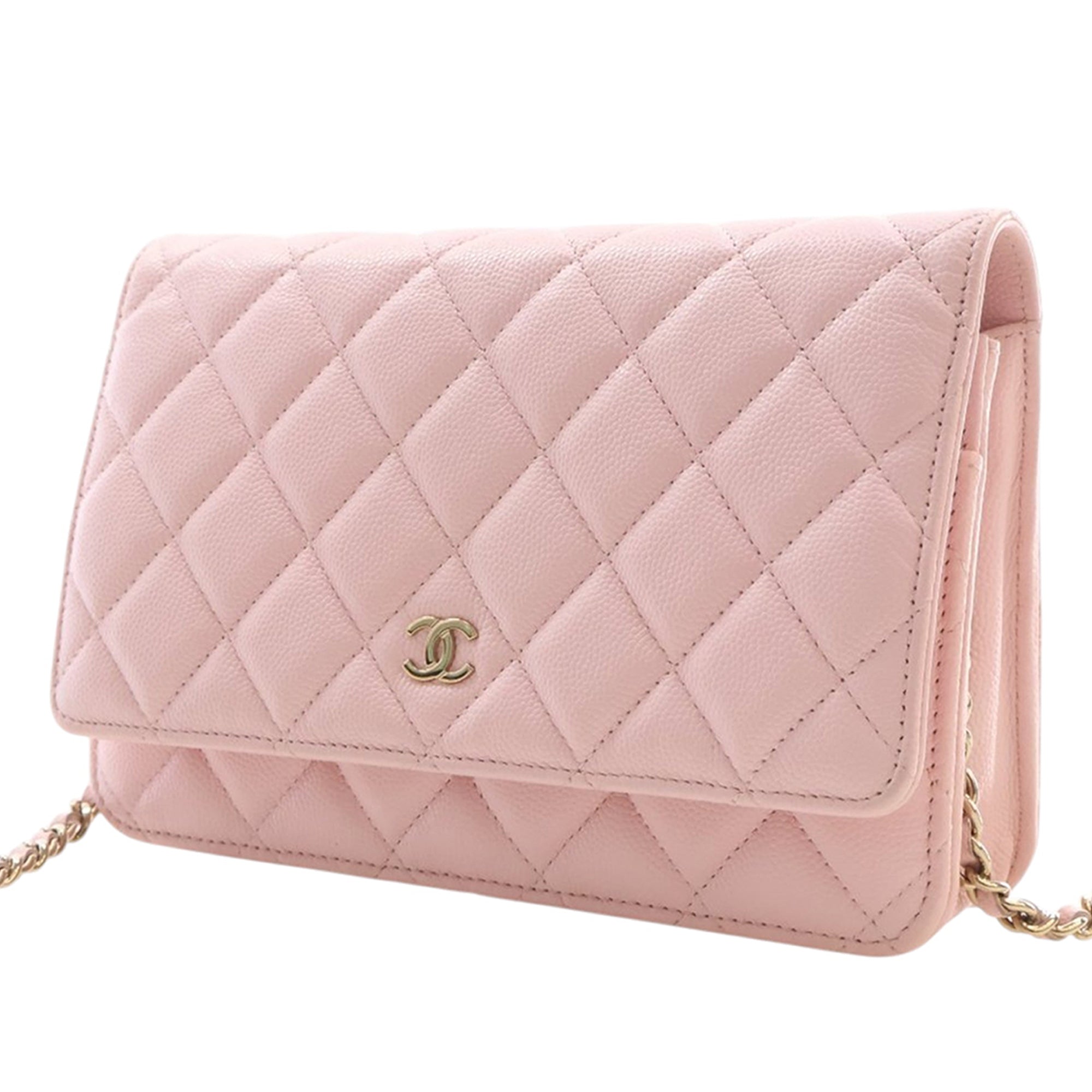 Chanel Classic Caviar Wallet On Chain - image 3