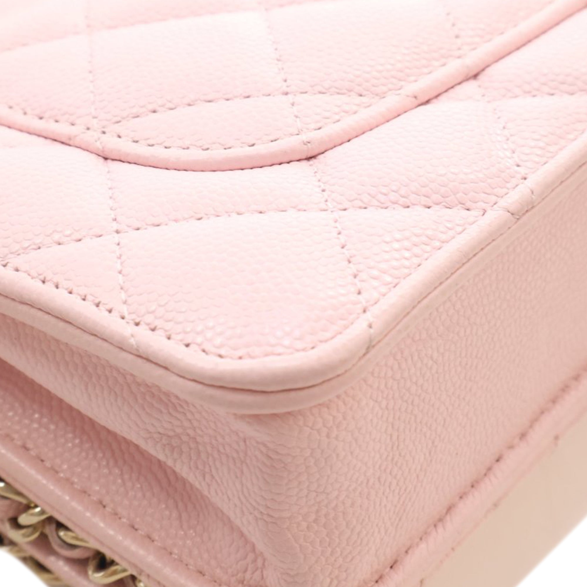 Chanel Classic Caviar Wallet On Chain - image 8