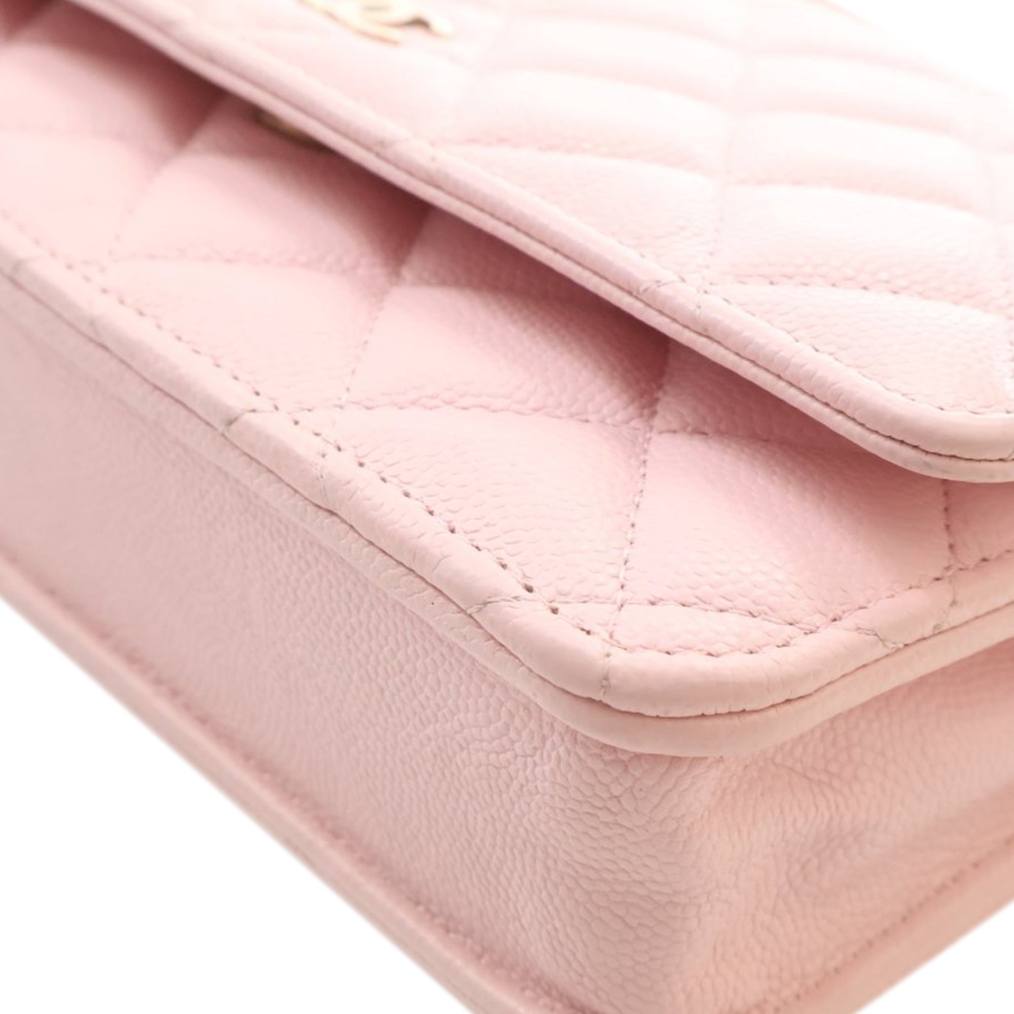 Chanel Classic Caviar Wallet On Chain - image 9