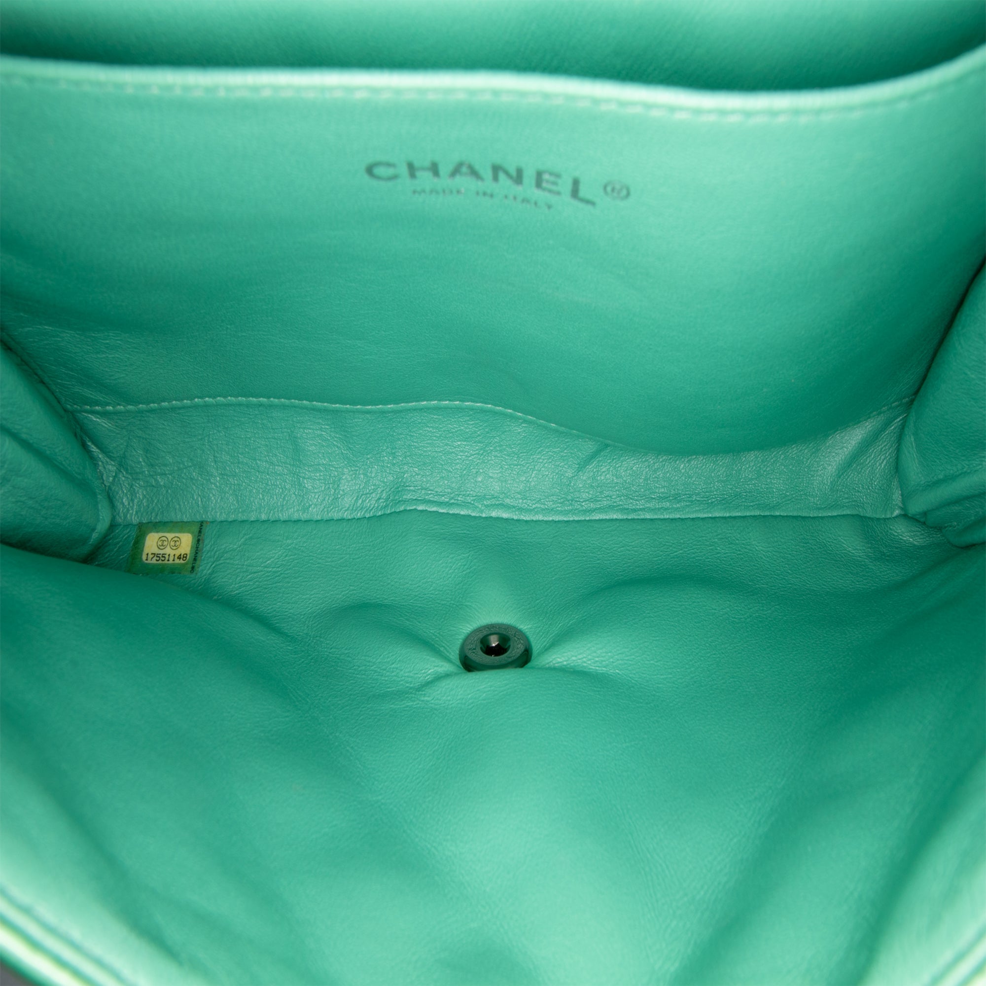 Chanel Quilted Patent New Clutch on Chain - image 4
