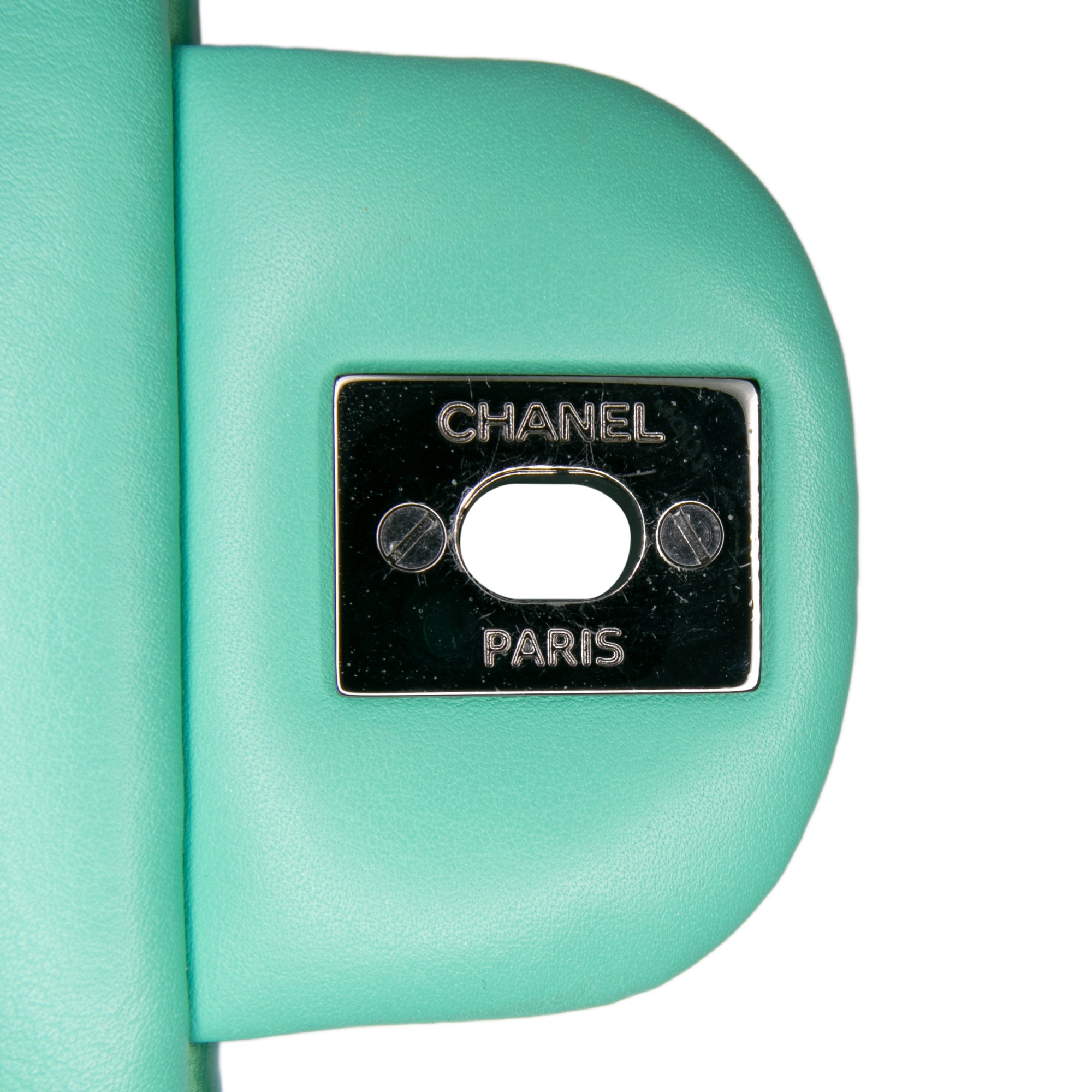 Chanel Quilted Patent New Clutch on Chain - image 8