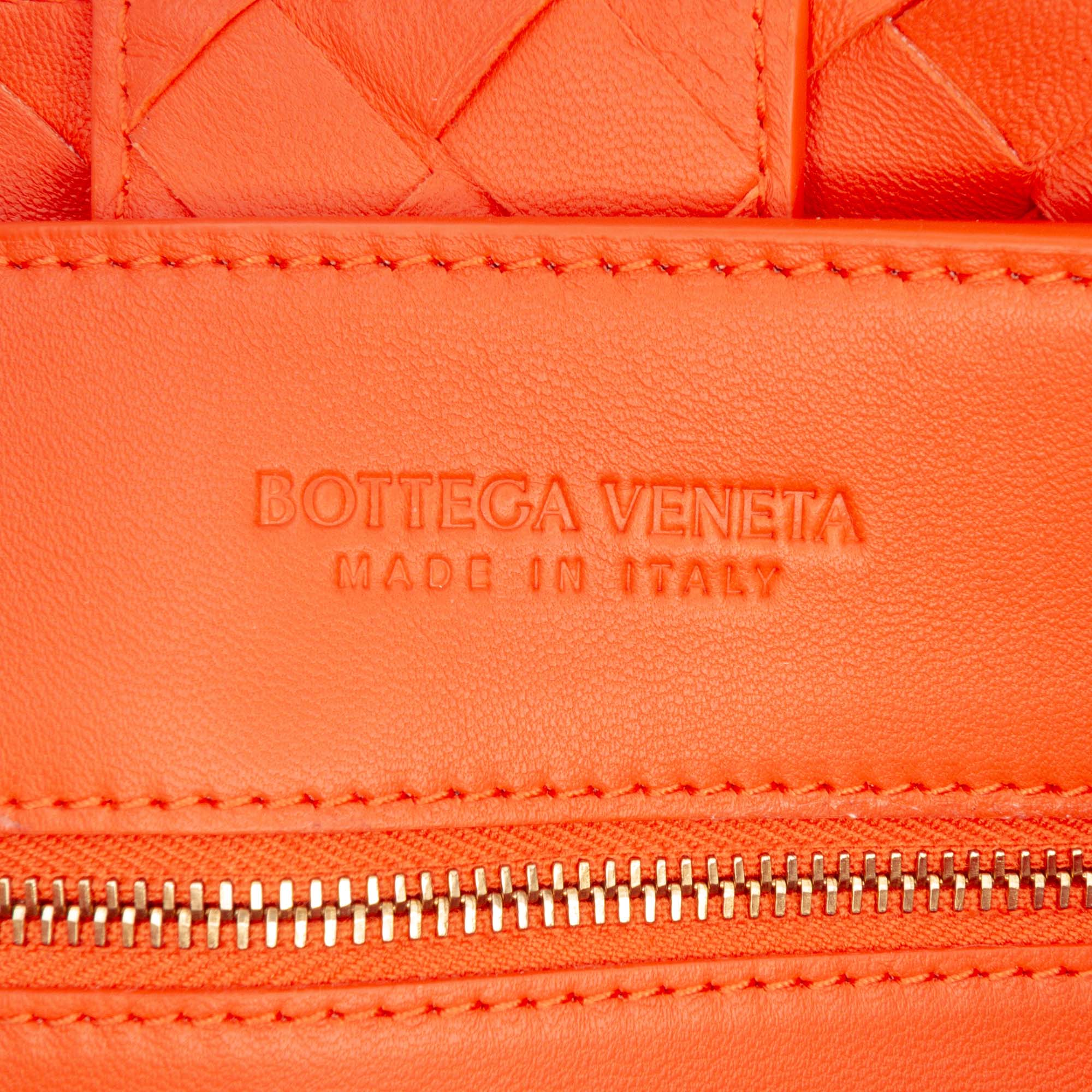 Bottega Veneta Large Lambskin Intrecciato Andiamo Satchel - image 5
