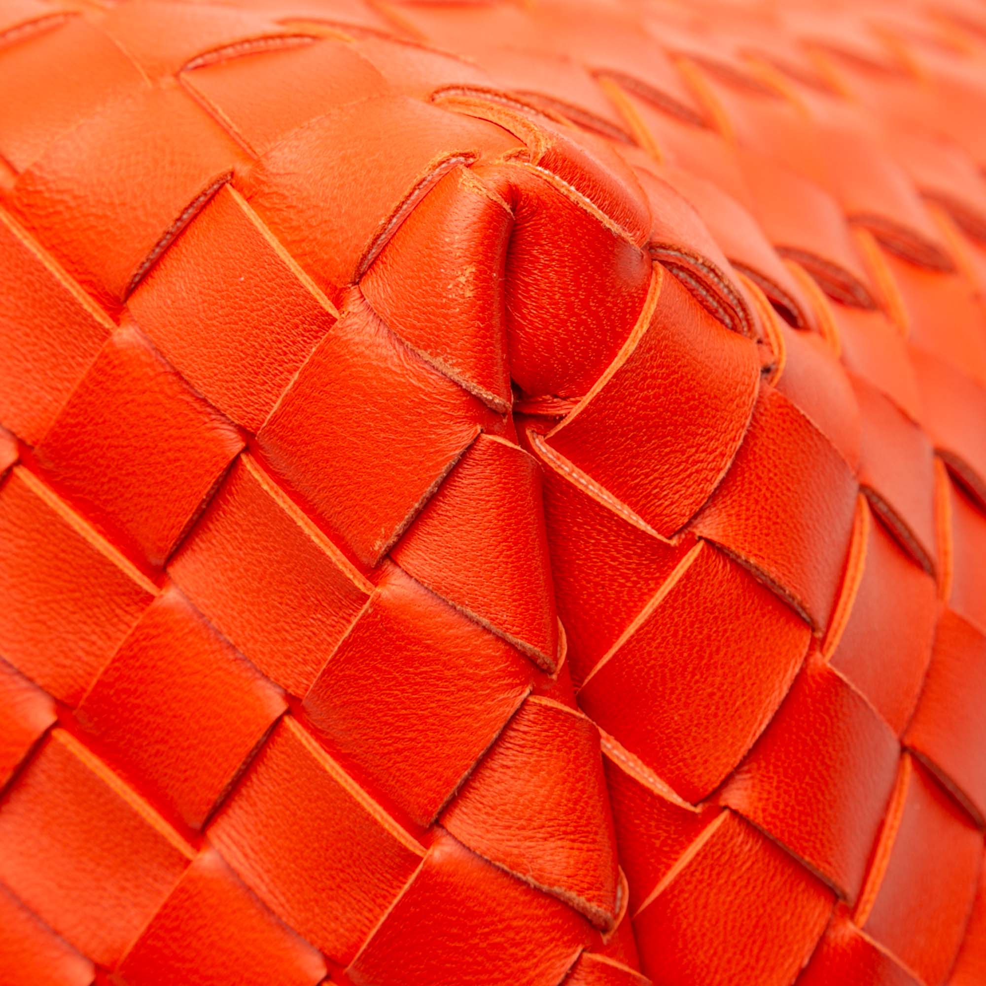 Bottega Veneta Large Lambskin Intrecciato Andiamo Satchel - image 9
