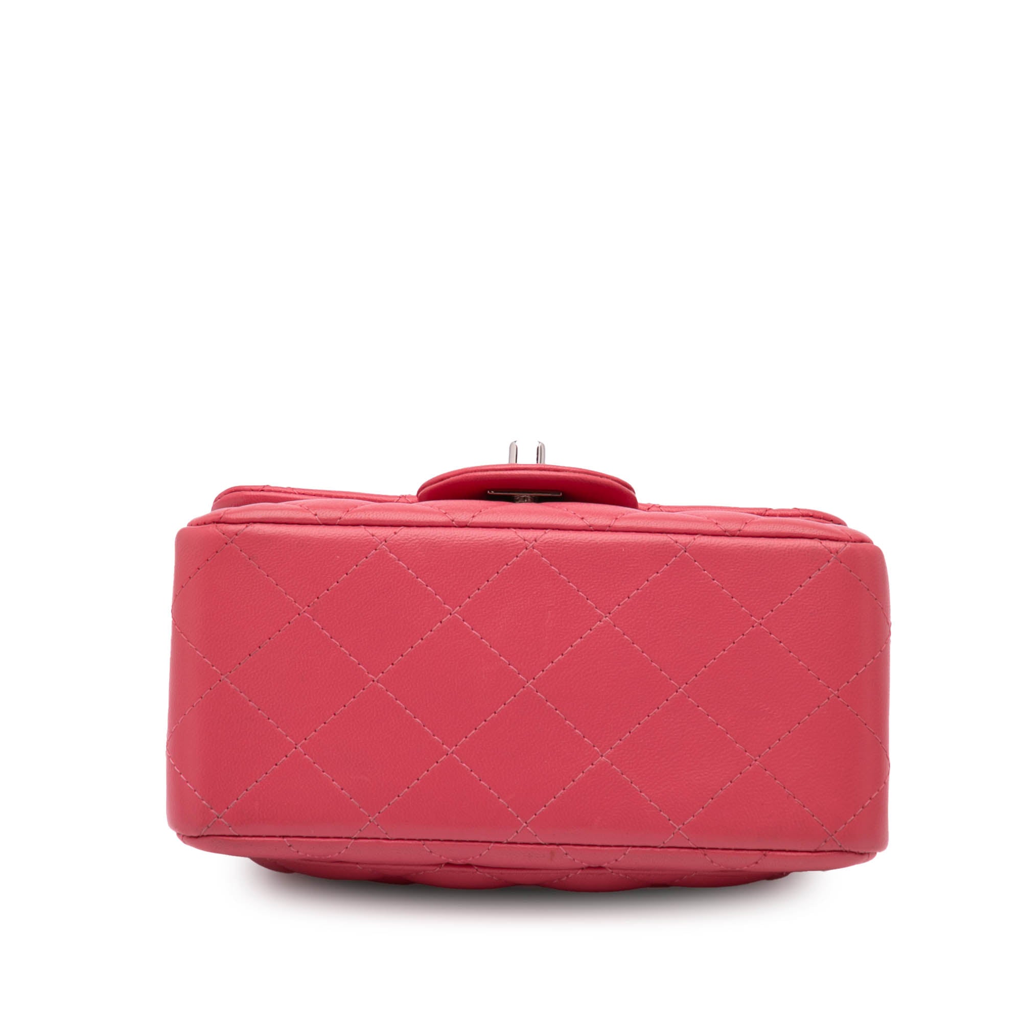 Chanel Mini Square Classic Lambskin Single Flap - image 3