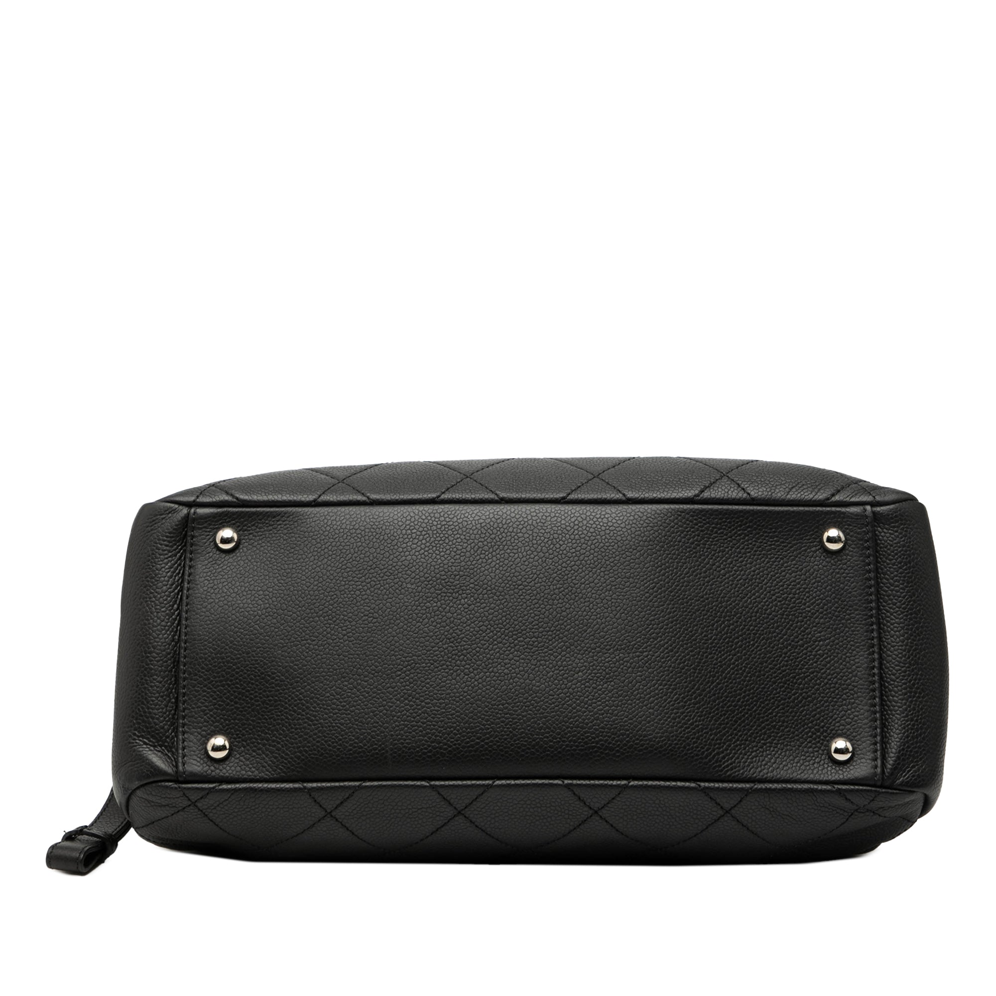 Chanel CC Quilted Caviar Soft Tote - image 3