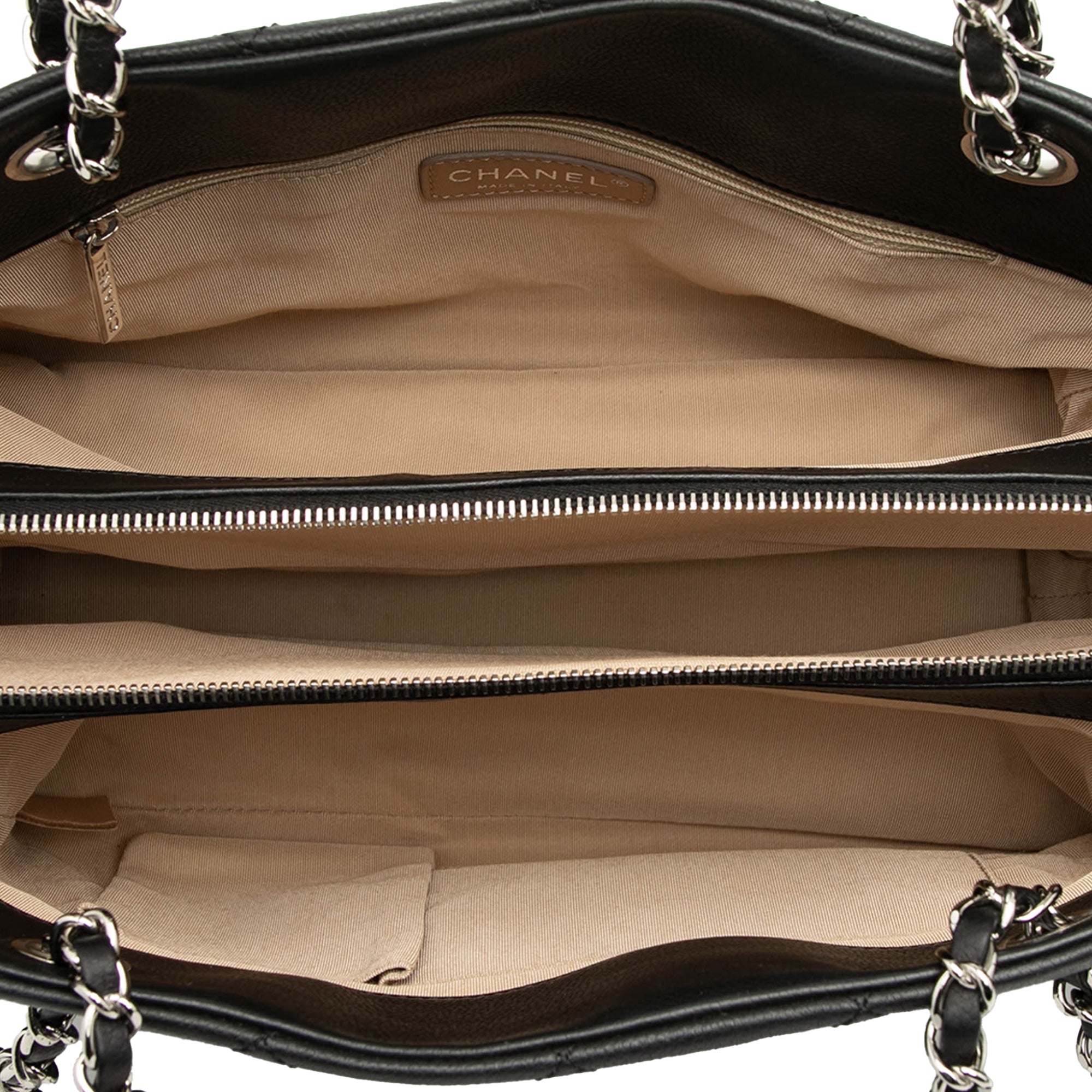 Chanel CC Quilted Caviar Soft Tote - image 4