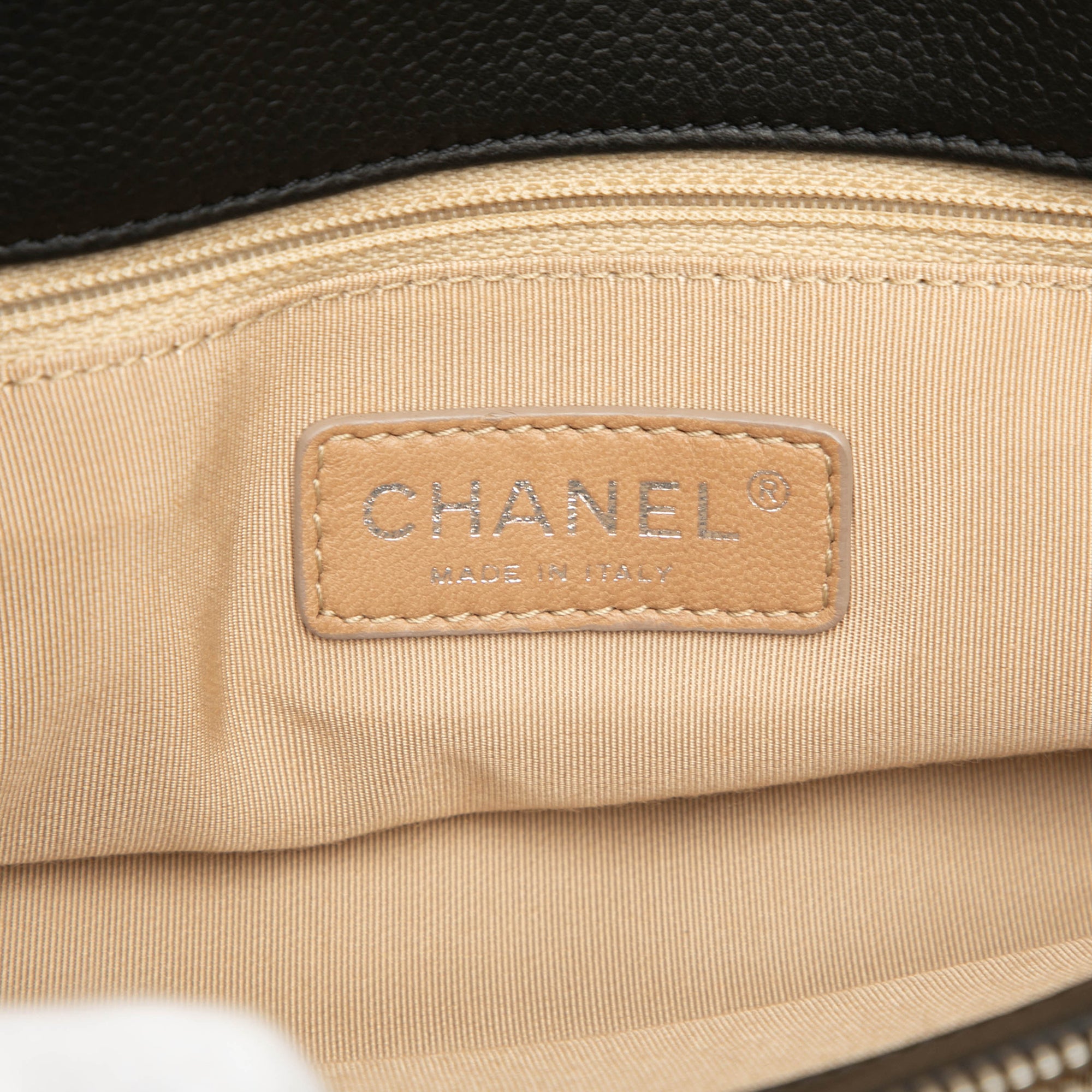 Chanel CC Quilted Caviar Soft Tote - image 5
