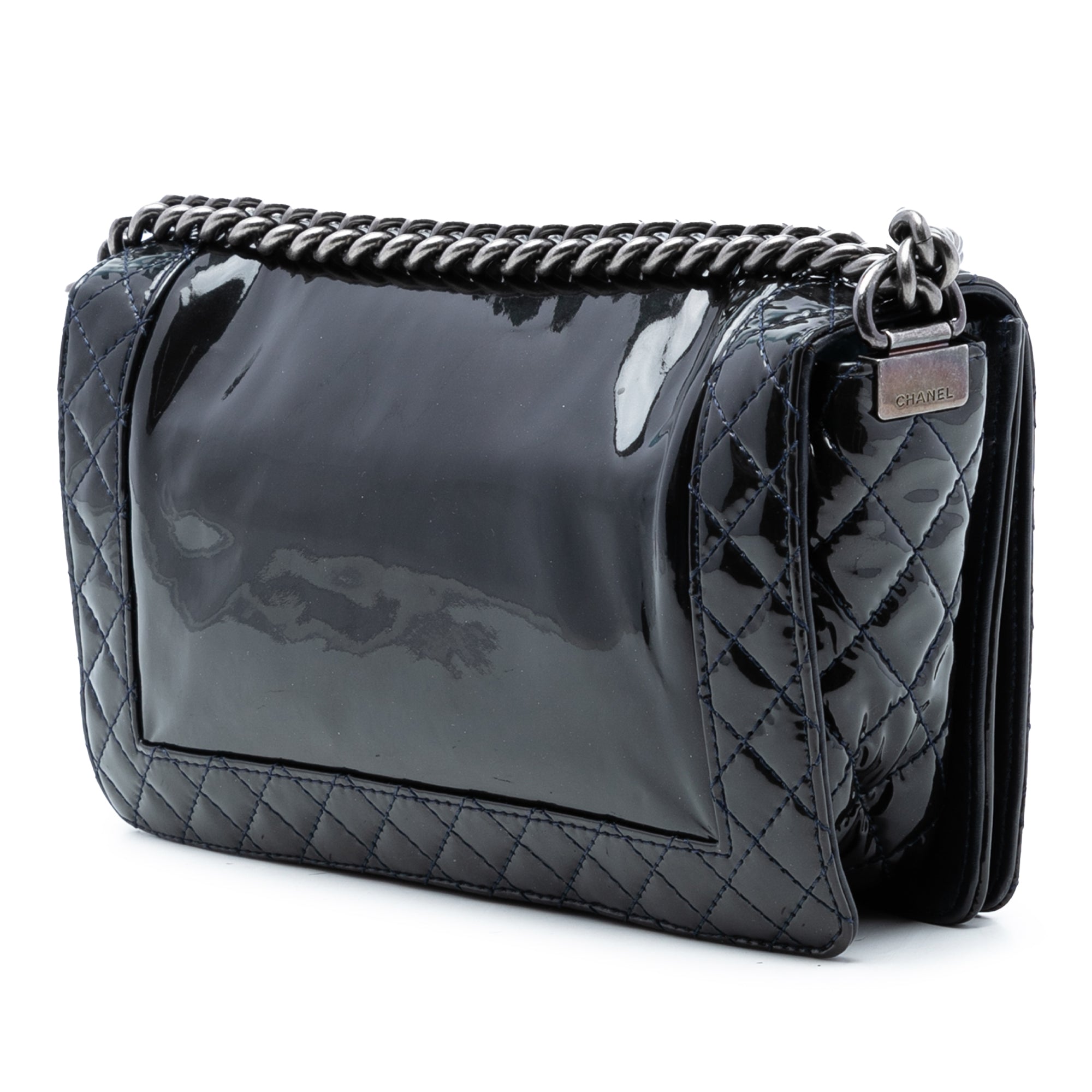 Chanel Medium Patent Boy Reverso Flap - image 2