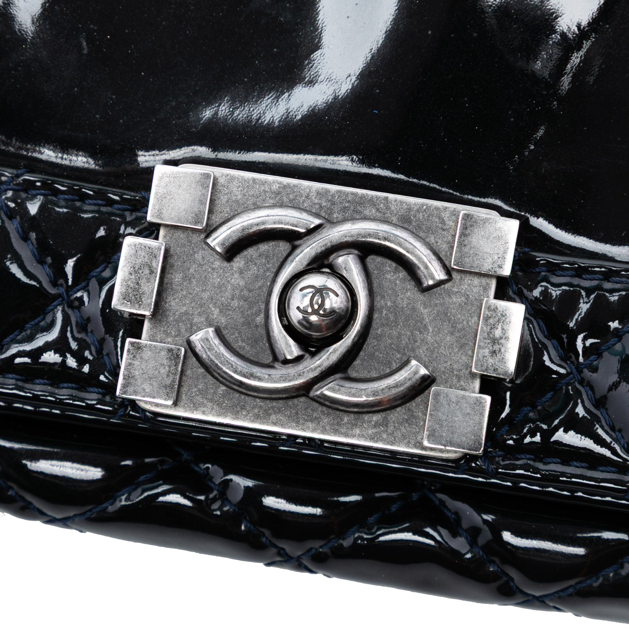 Chanel Medium Patent Boy Reverso Flap - image 5
