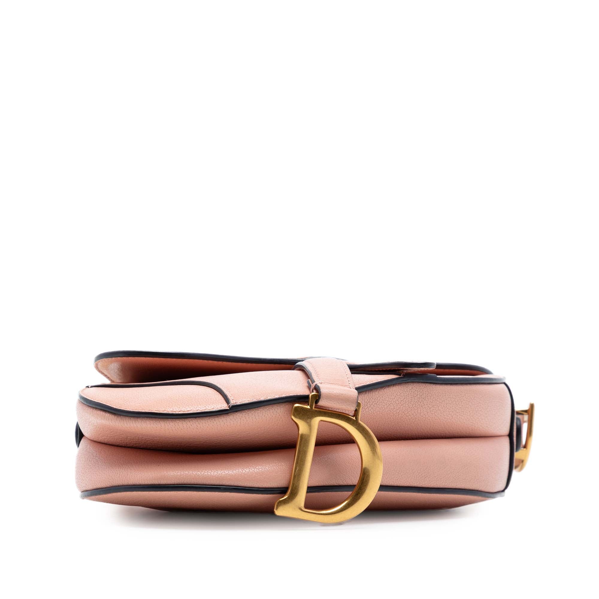 Dior Mini Goatskin Saddle Bag - image 3