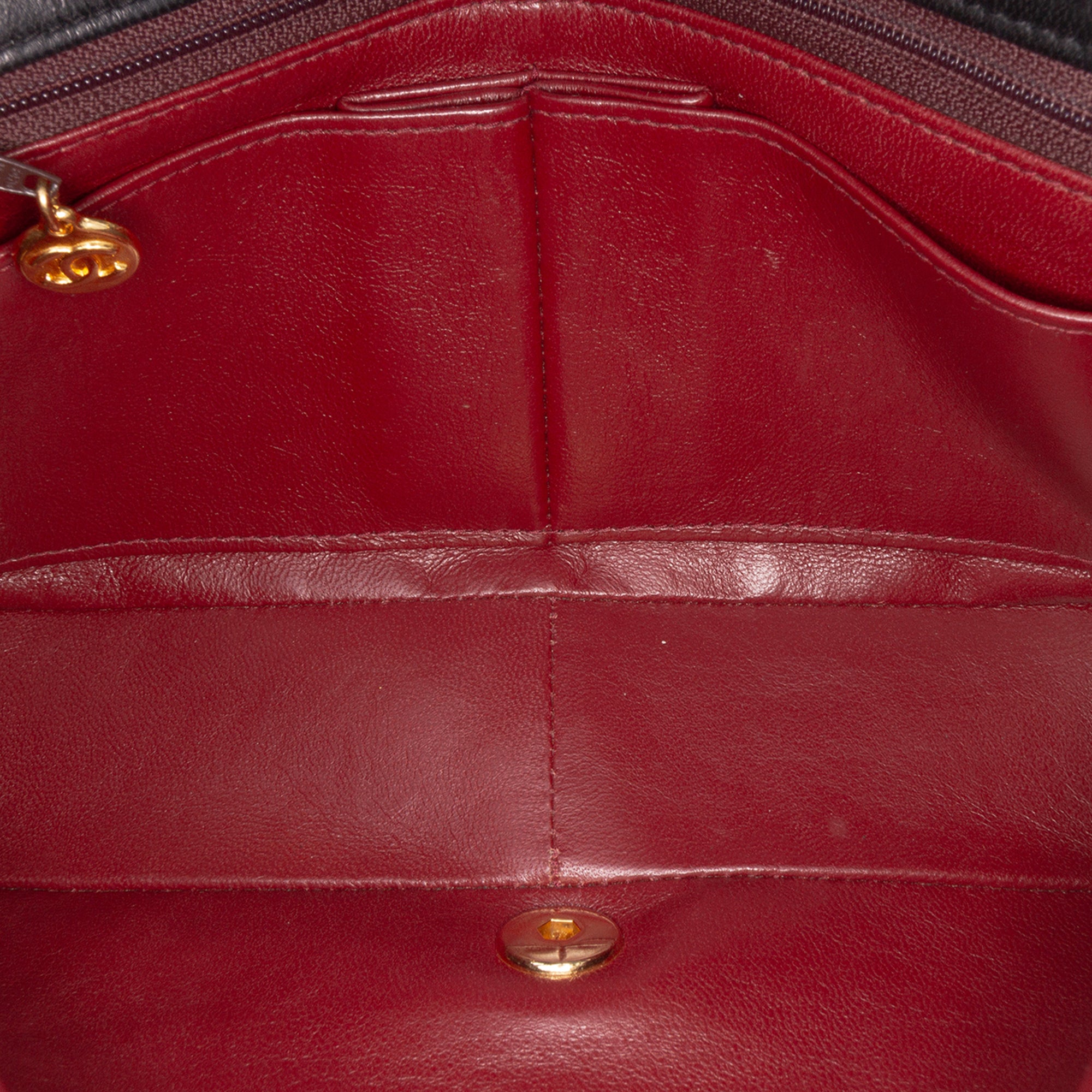 Chanel CC Quilted Lambskin Full Single Flap - image 4
