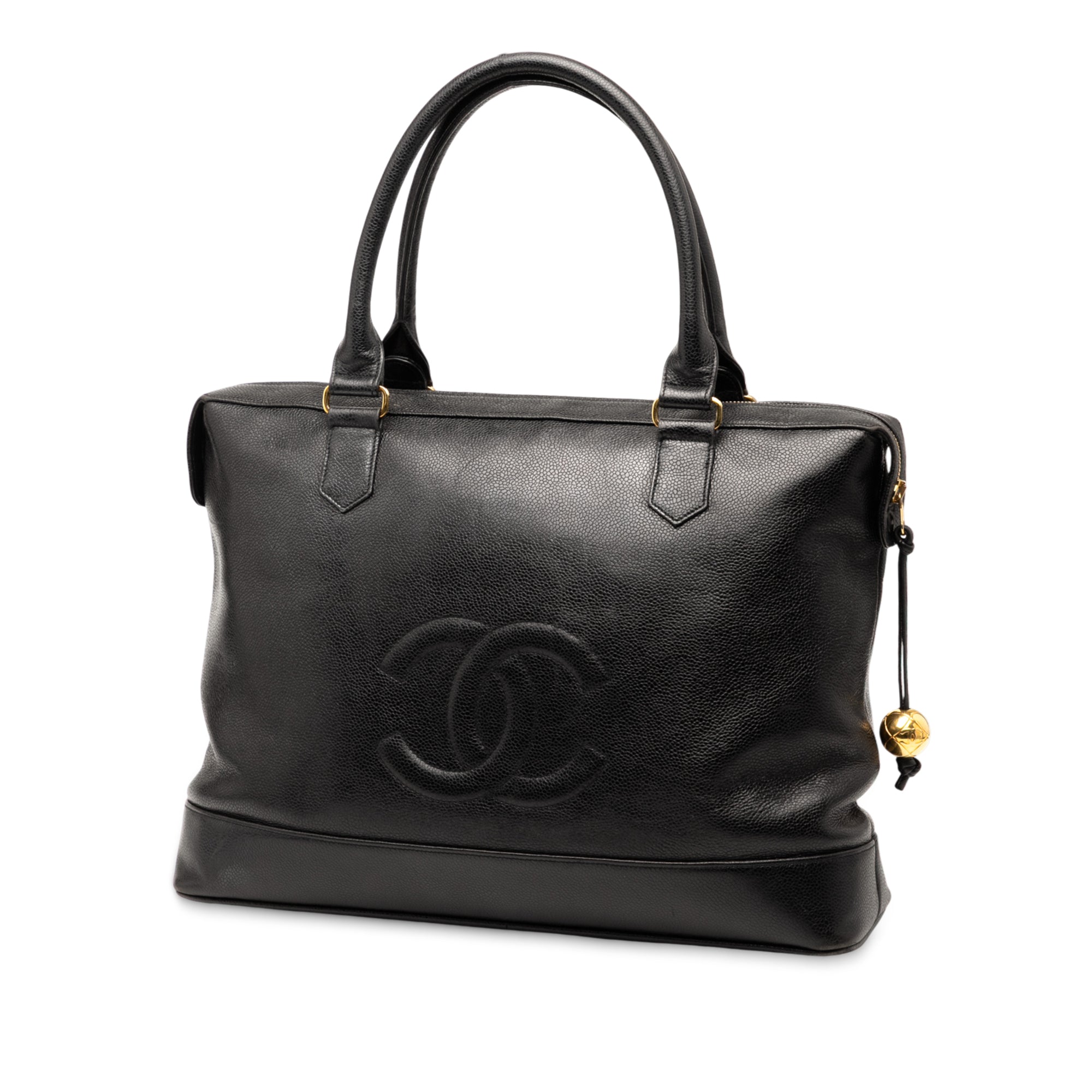 Chanel CC Caviar Front Pocket Tote - image 2