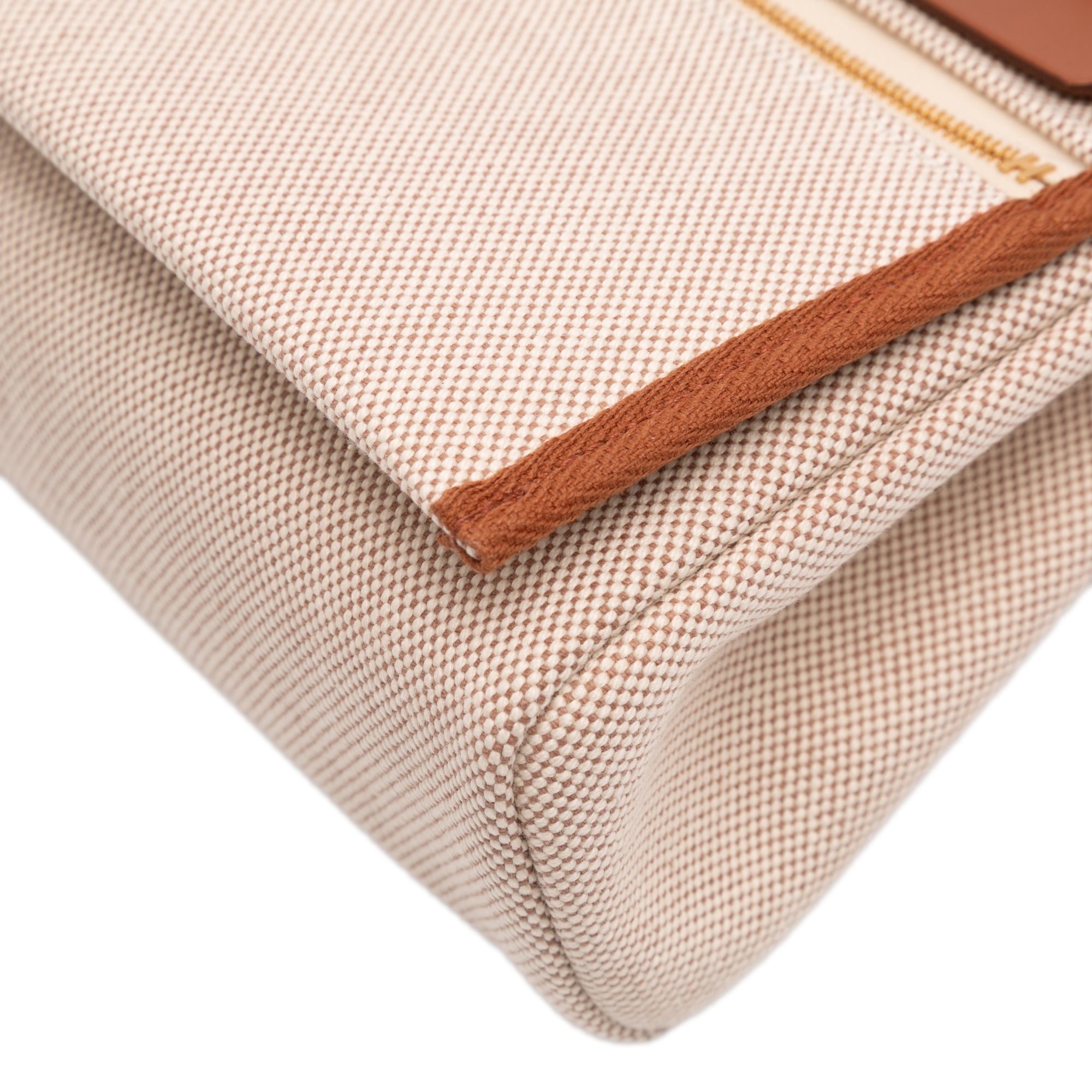 Hermès Military Toile and Vache Hunter Herbag Zip 20 - image 9