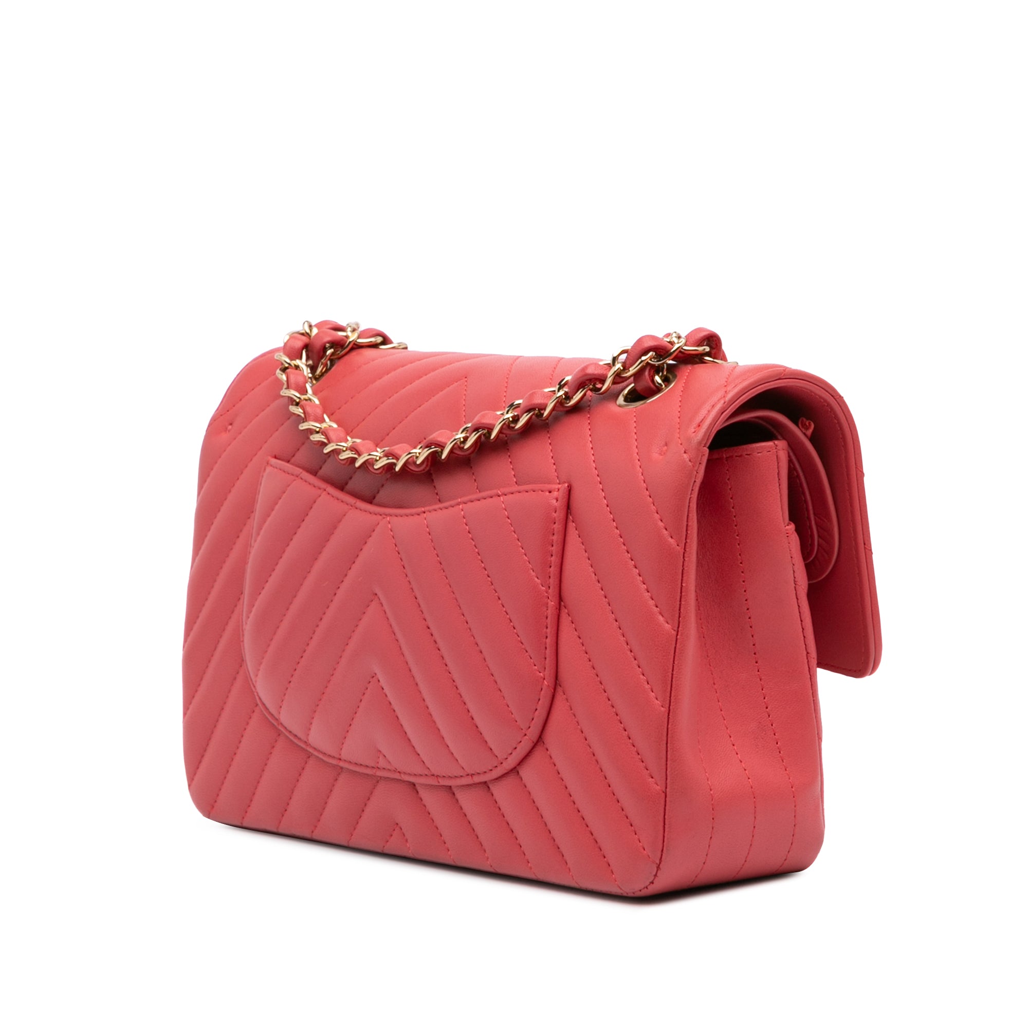 Chanel Medium Classic Chevron Lambskin Double Flap - image 2