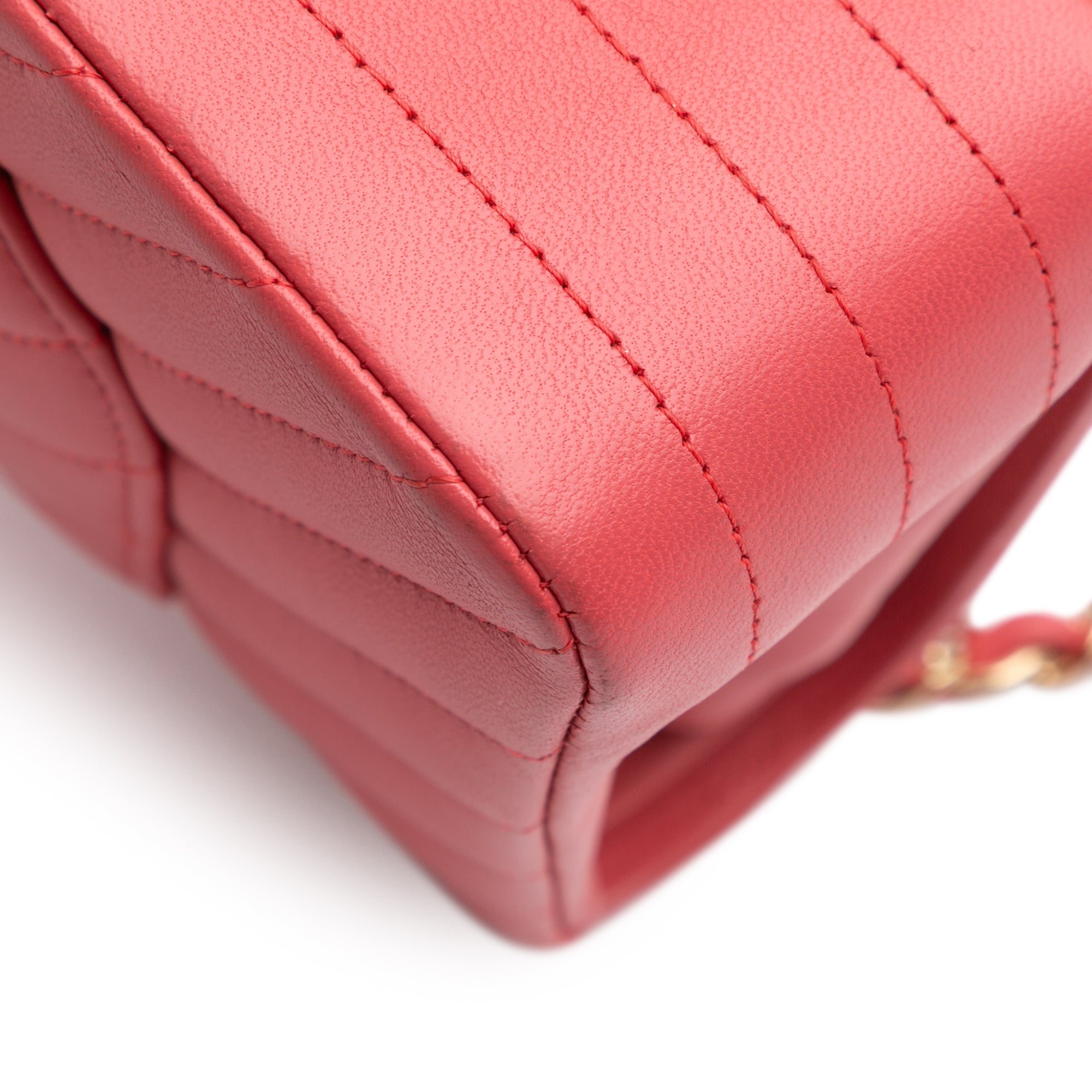 Chanel Medium Classic Chevron Lambskin Double Flap - image 9
