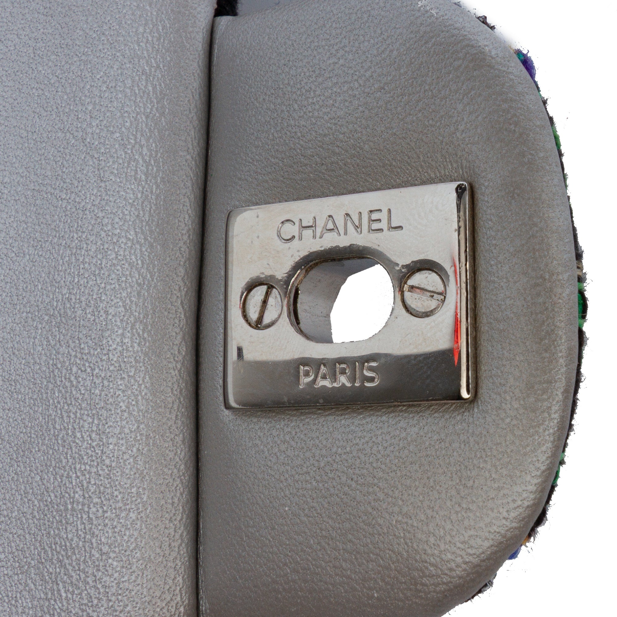 Chanel Medium Classic Quilted Tweed and Metallic Lambskin Double Flap - image 7