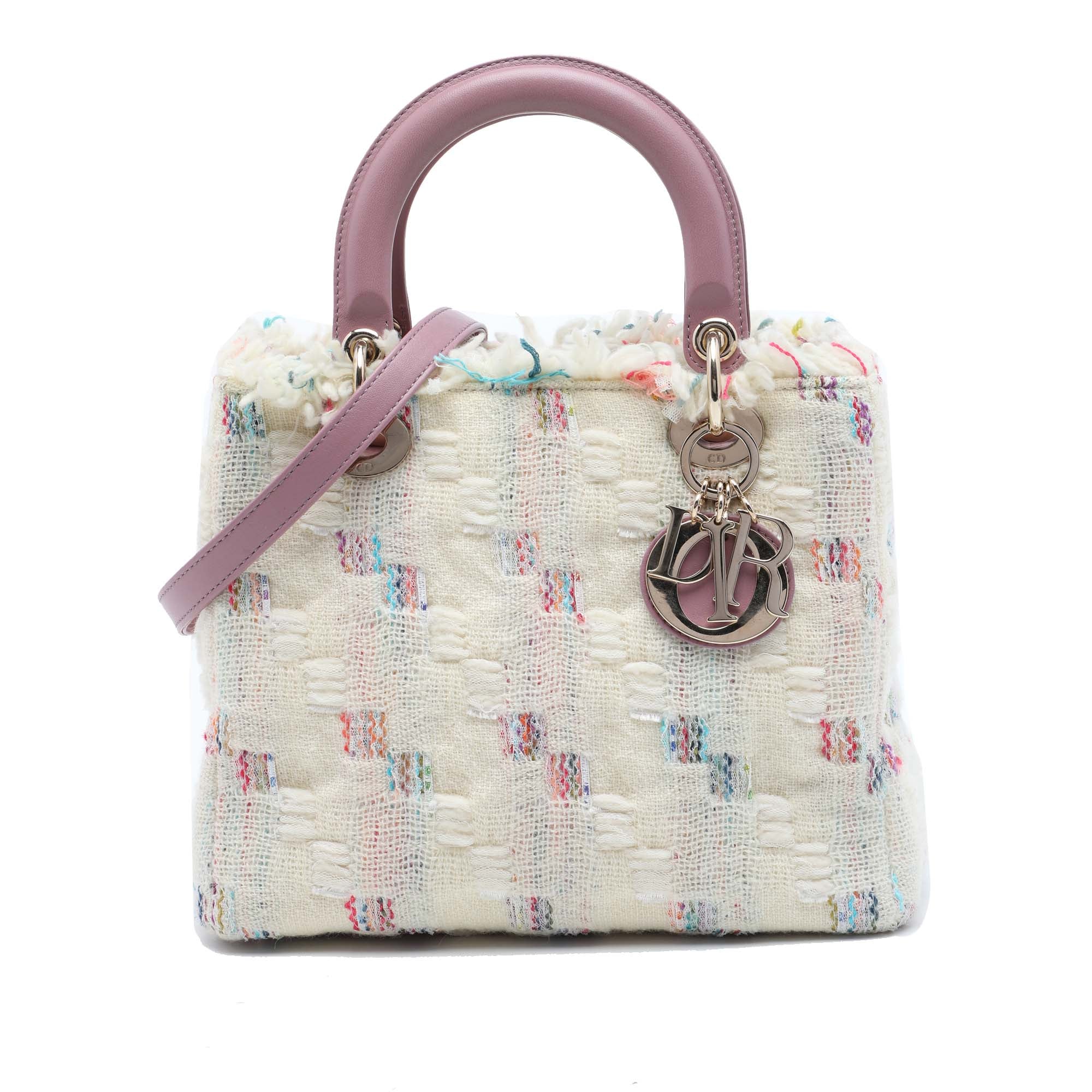 Dior Medium Tweed Lady Dior - image 1