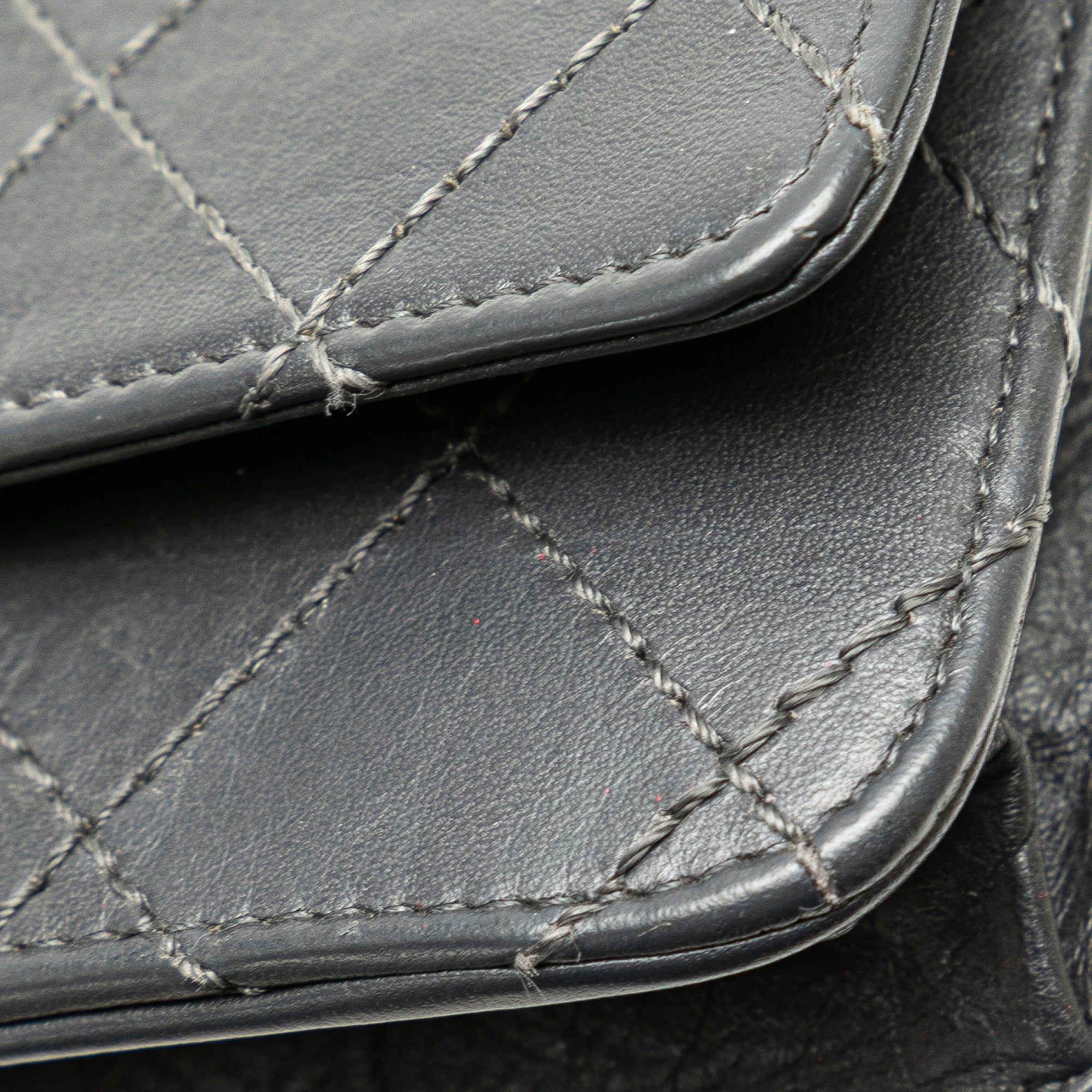Chanel Reissue 2.55 Stitched Calfskin Wallet on Chain - image 11