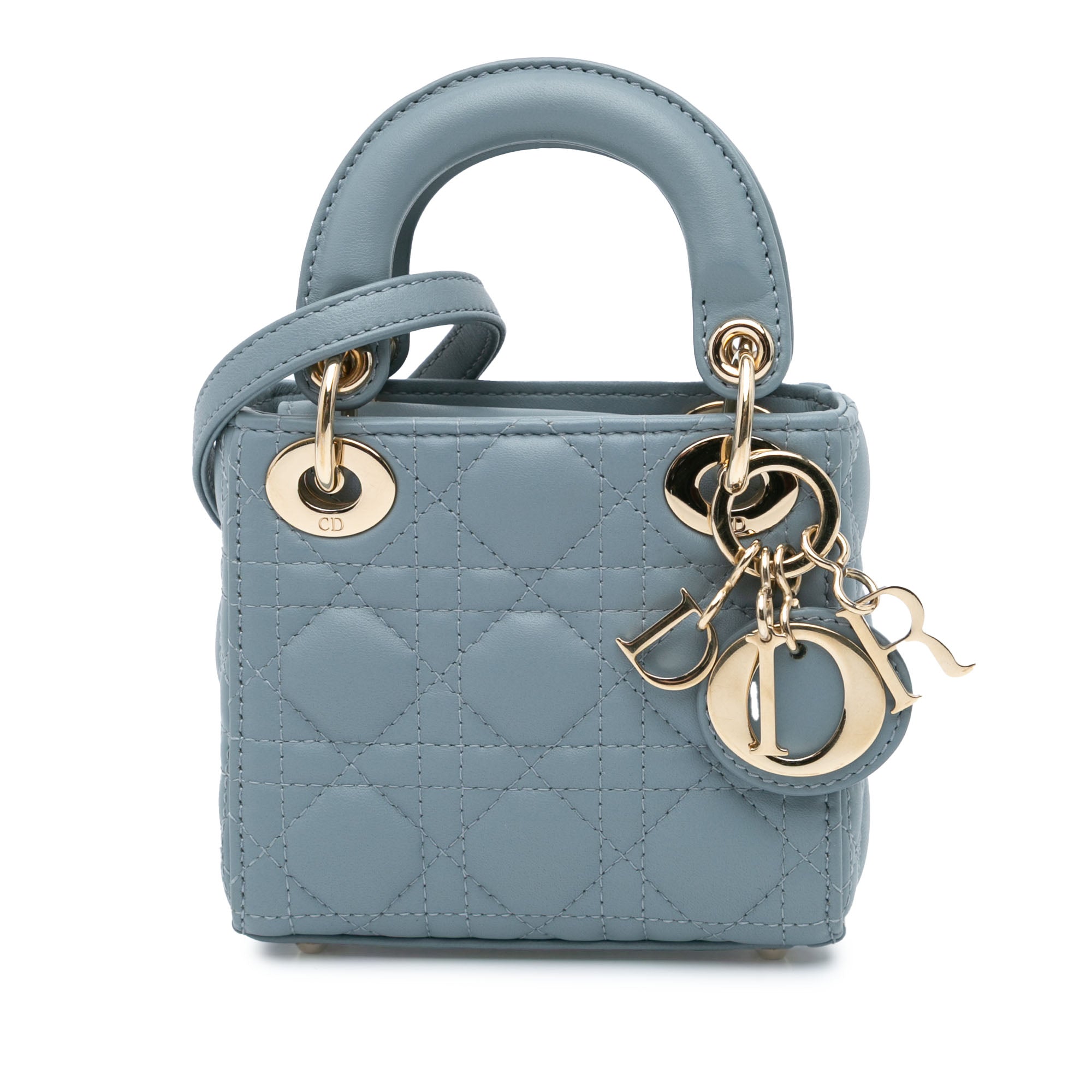 Dior Micro Lambskin Cannage Lady Dior - image 1