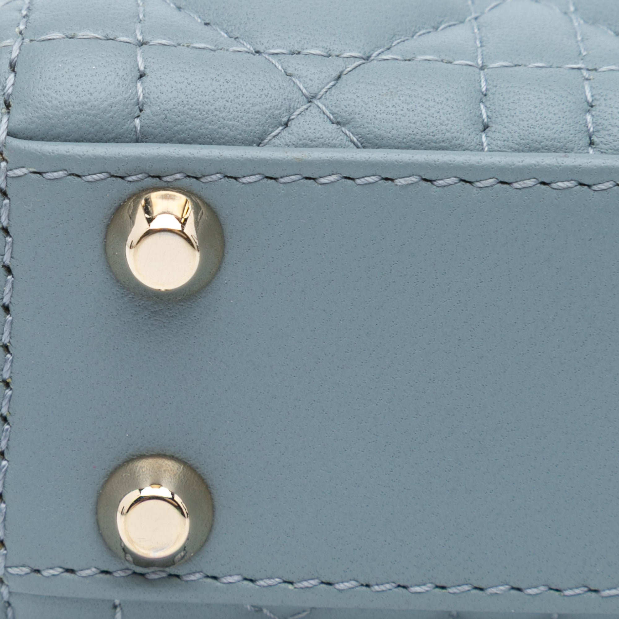 Dior Micro Lambskin Cannage Lady Dior - image 8