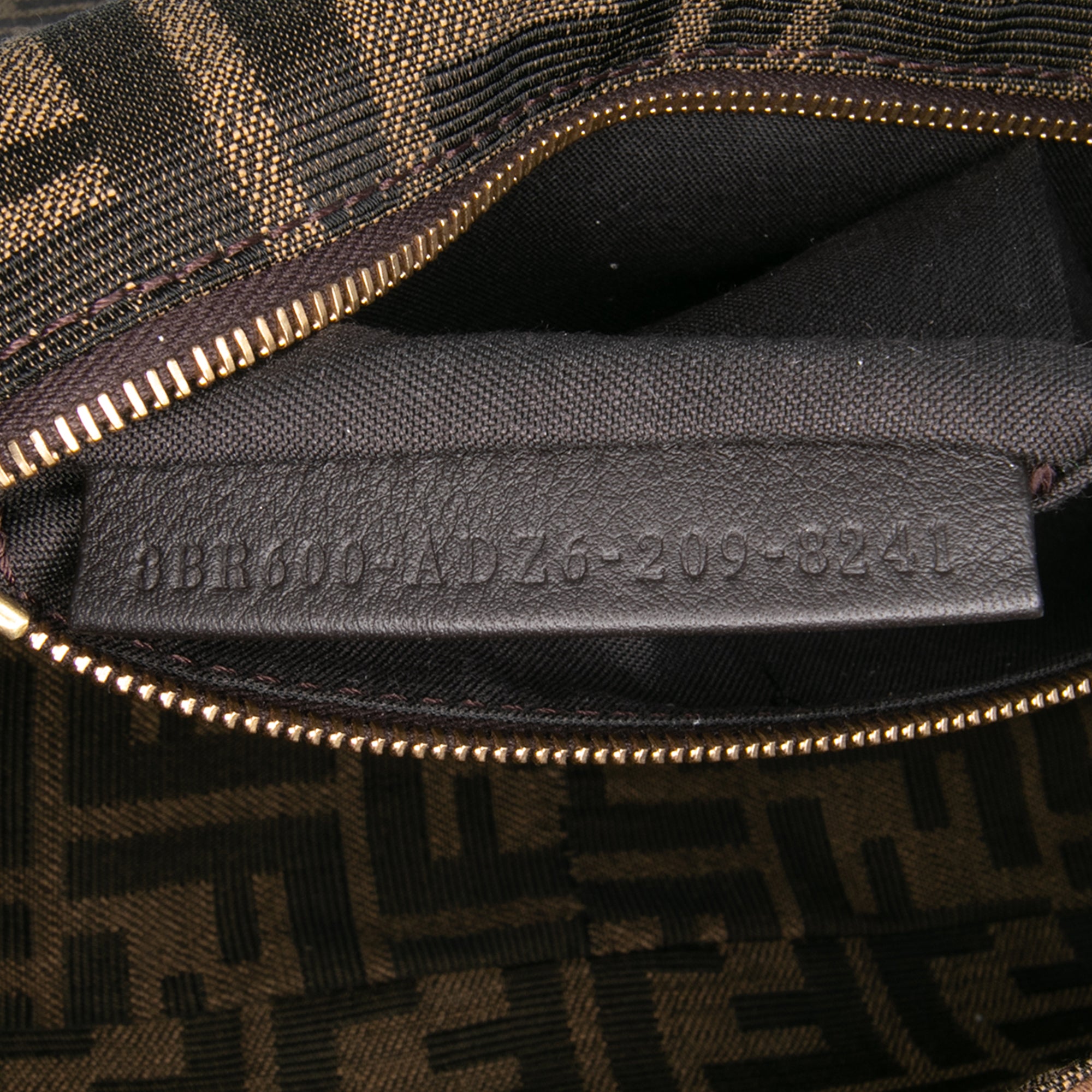 Fendi Zucca Embroidered Canvas Paisley Baguette Satchel - image 5