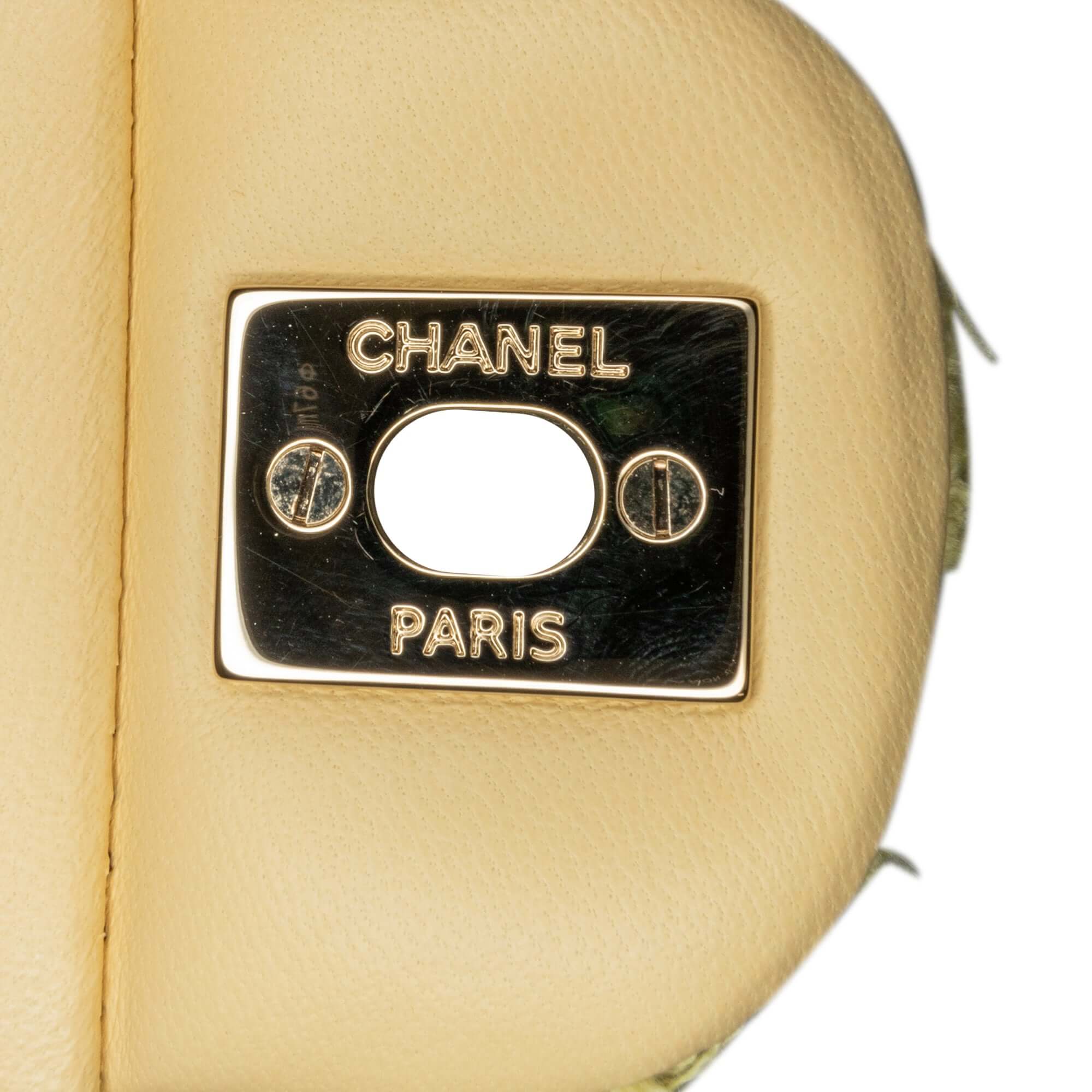 Chanel Mini Rectangular Classic Tweed Fringed Single Flap