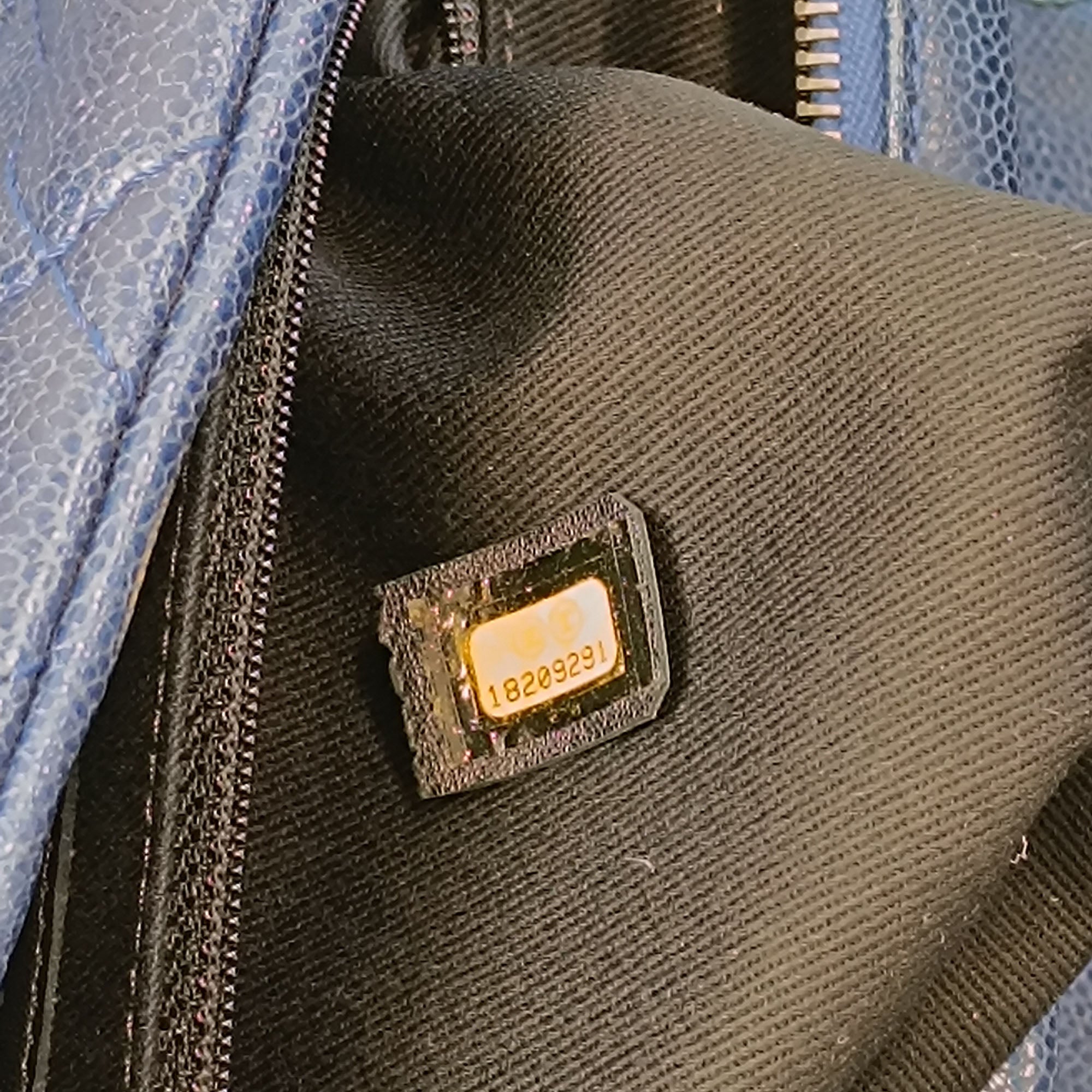 Chanel Jumbo Quilted Iridescent Caviar Easy Flap - image 6