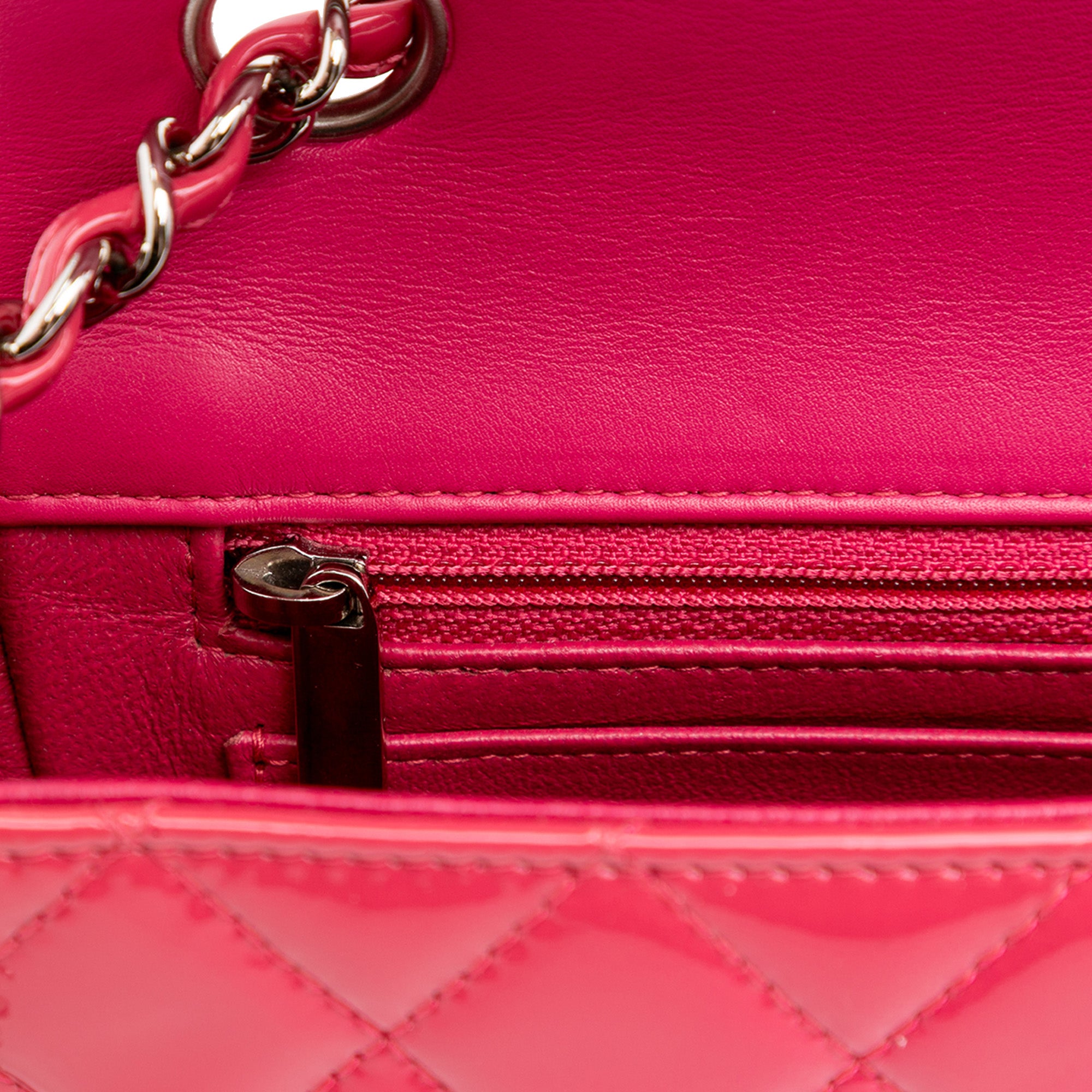 Chanel Mini Rectangular Classic Patent Single Flap - image 10