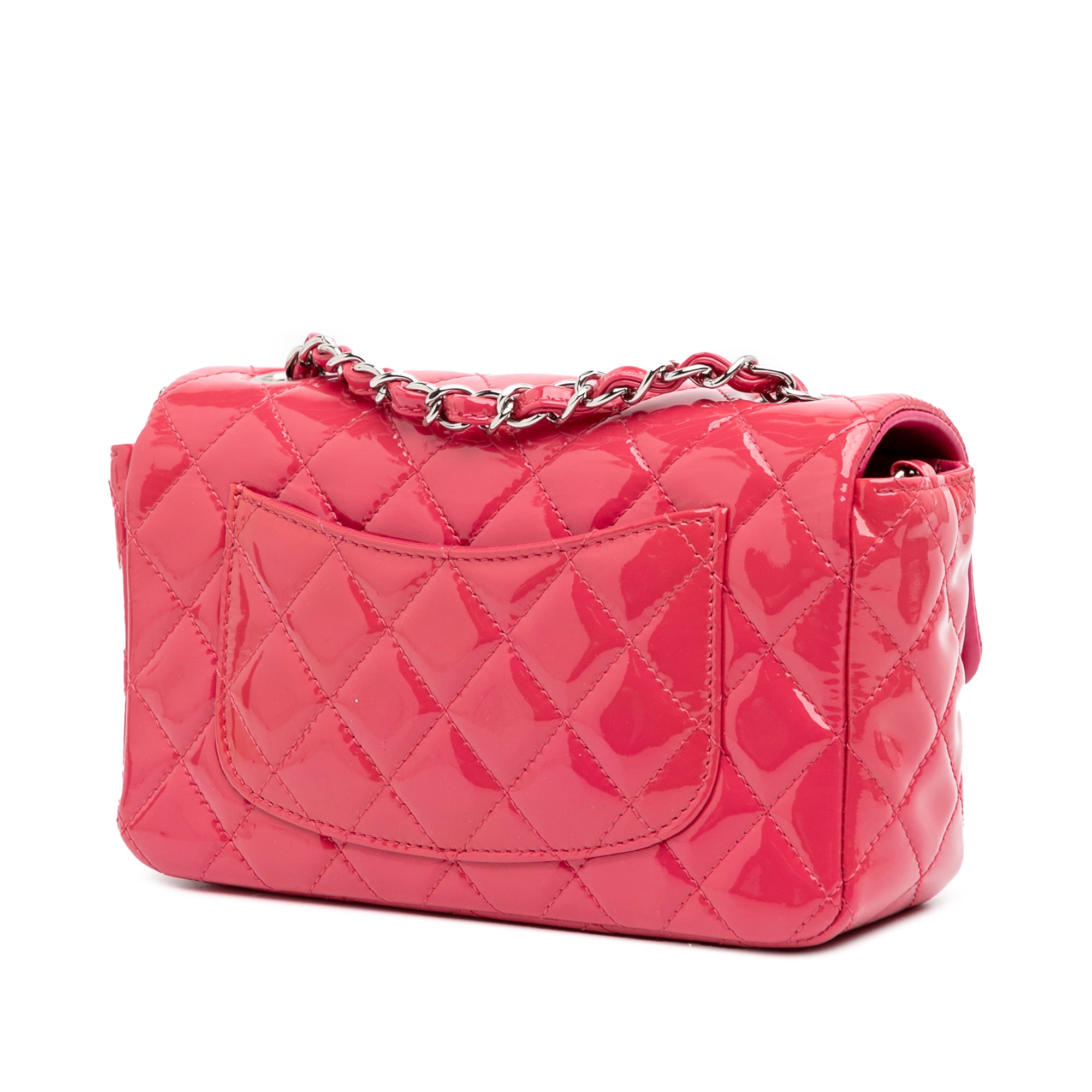 Chanel Mini Rectangular Classic Patent Single Flap - image 2