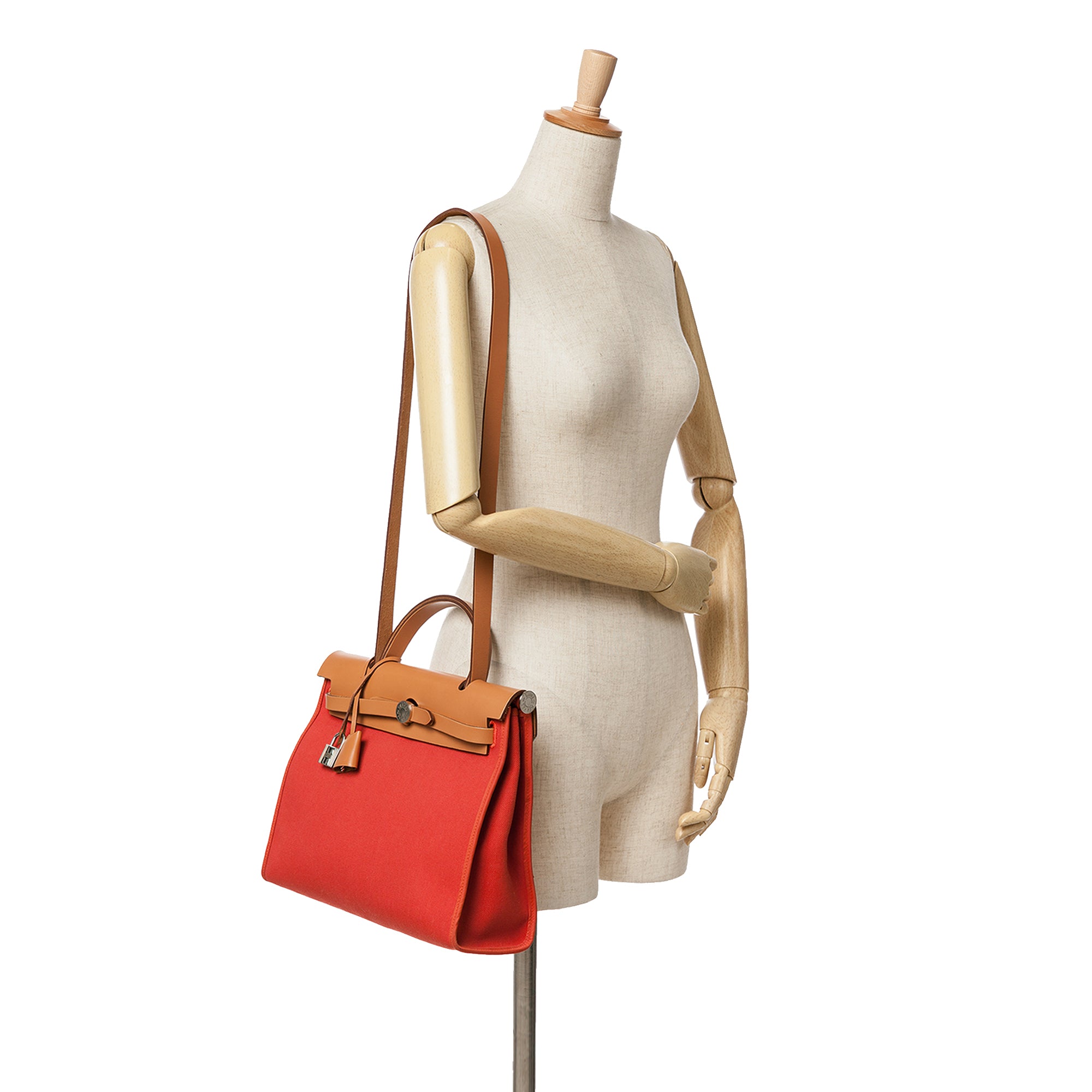 Hermès Toile Herbag Zip 31 - image 8