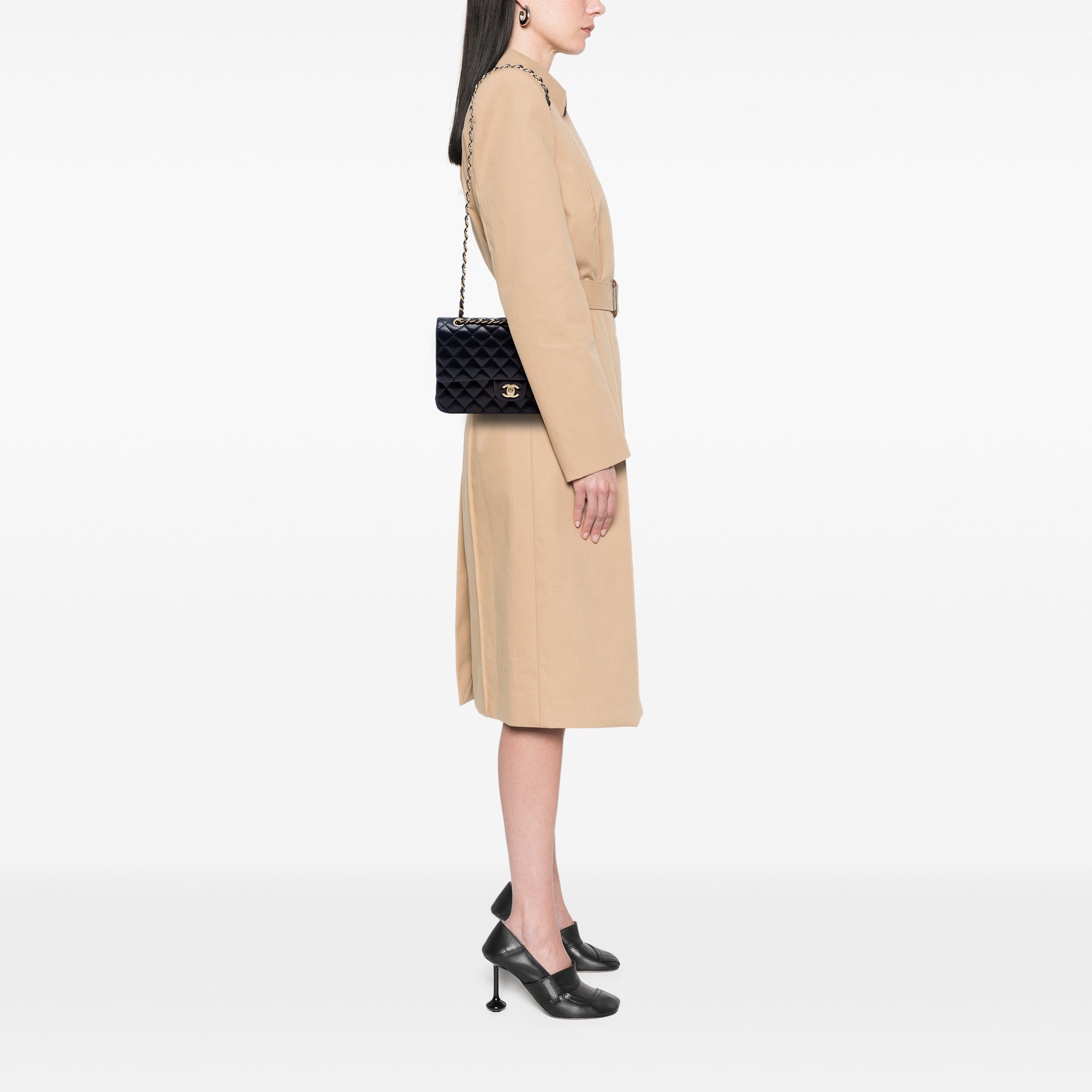 Chanel Medium Classic Lambskin Double Flap - image 6
