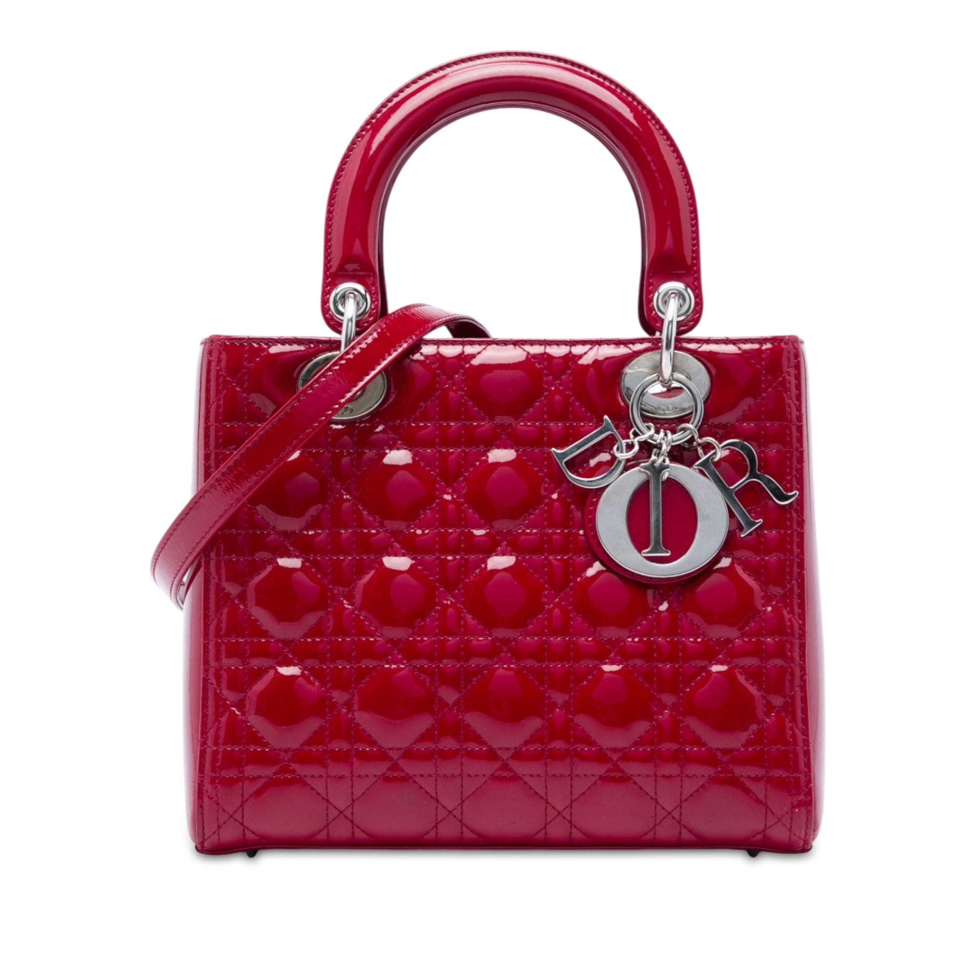Dior Medium Patent Cannage Lady Dior - image 1