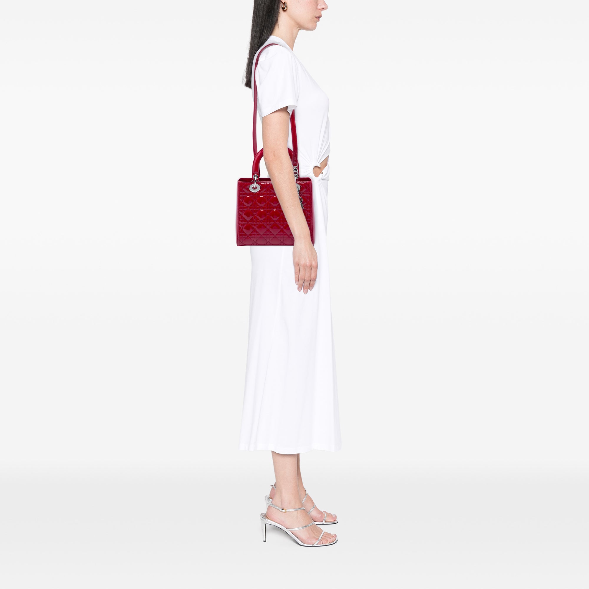 Dior Medium Patent Cannage Lady Dior - image 5