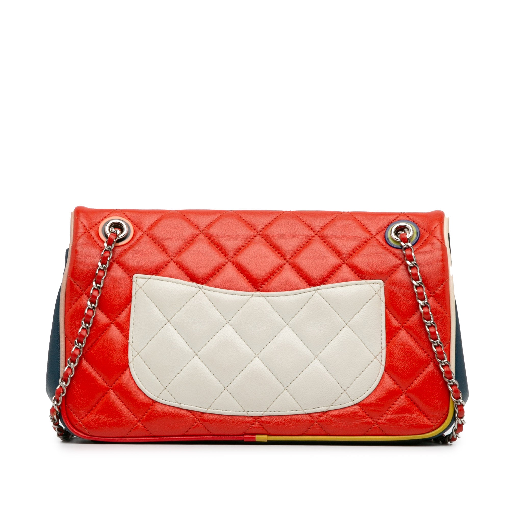Chanel Medium Quilted Lambskin Cuba Color Flap - image 3