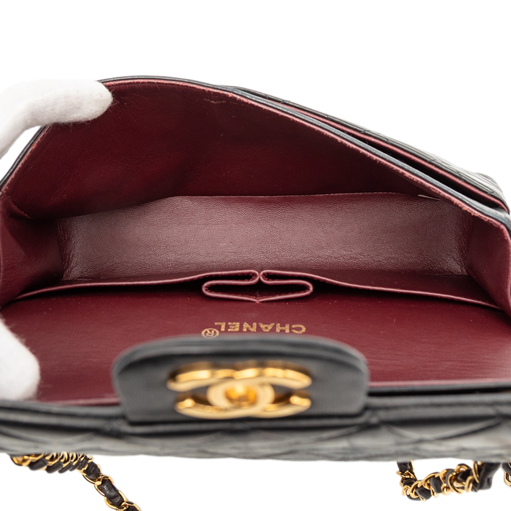 Chanel Medium Classic Lambskin Double Flap - image 4