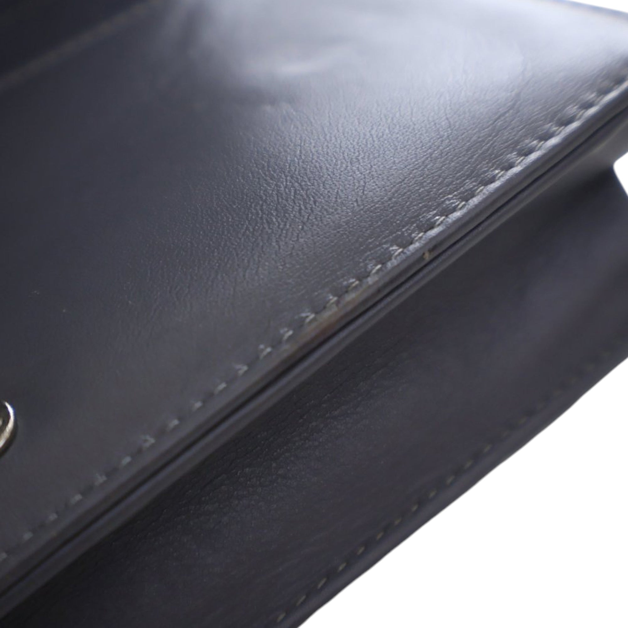 Chanel CC Embossed Patent Camellia Wallet On Chain - image 6